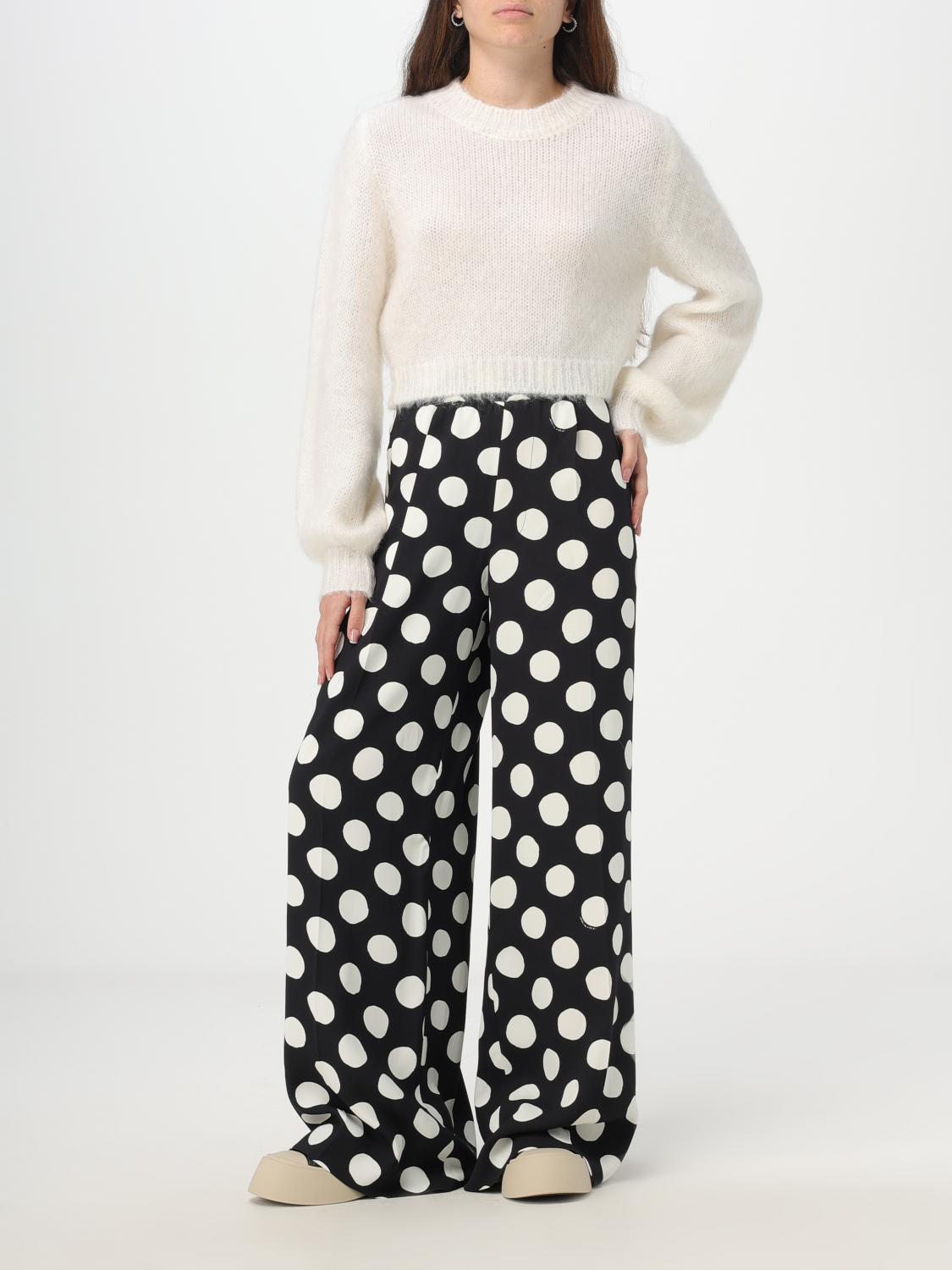MARNI 팬츠: 팬츠 여성 Marni, 블랙 - Img 2