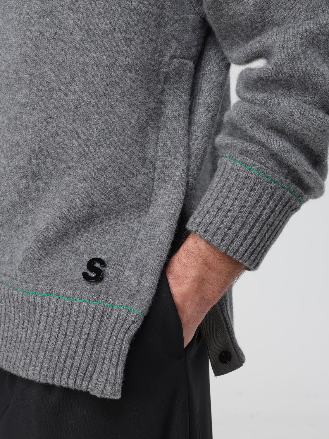 Sacai Sweater men - Grey | SCM065 | GIGLIO.COM