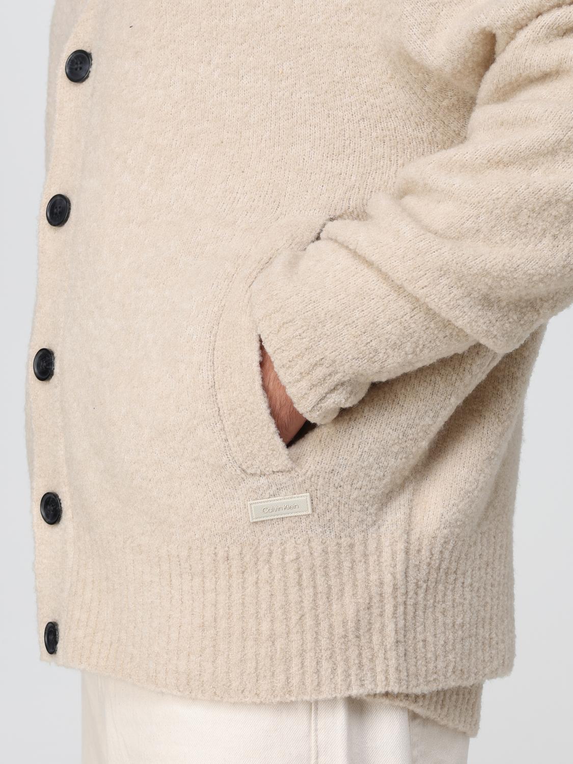 Calvin Klein カーディガン メンズ - ベージュ | K10K111969 | GIGLIO.COM