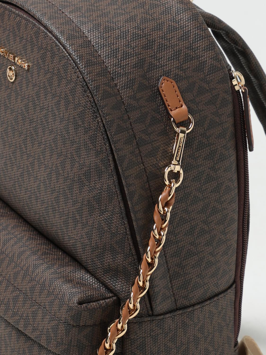 Michael Kors Slater backpack in coated cotton with monogram  display picture 3