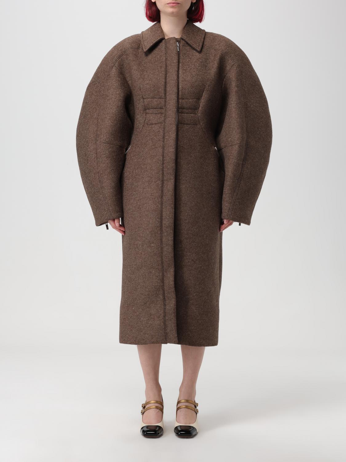 JACQUEMUS：コート レディース - ブラウン | GIGLIO.COMオンラインの  