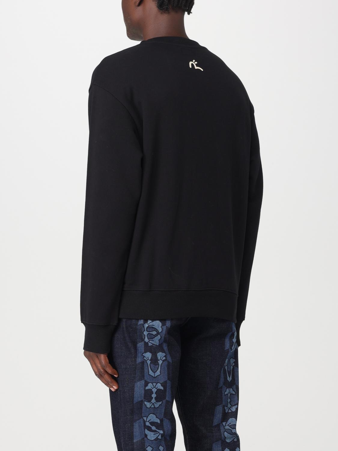 EVISU SUDADERA: Sudadera hombre Evisu, Negro - Img 2