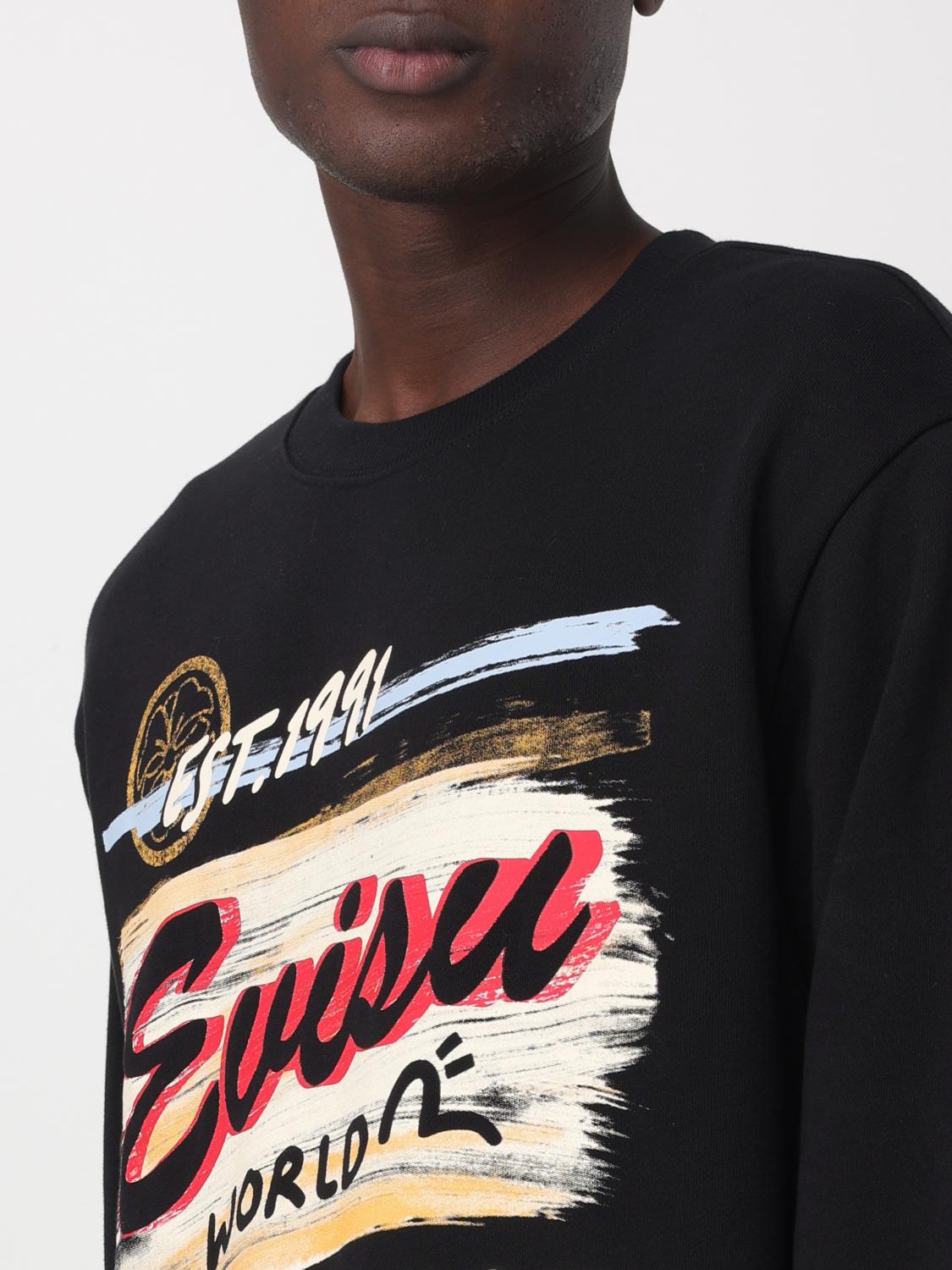 EVISU SUDADERA: Sudadera hombre Evisu, Negro - Img 3