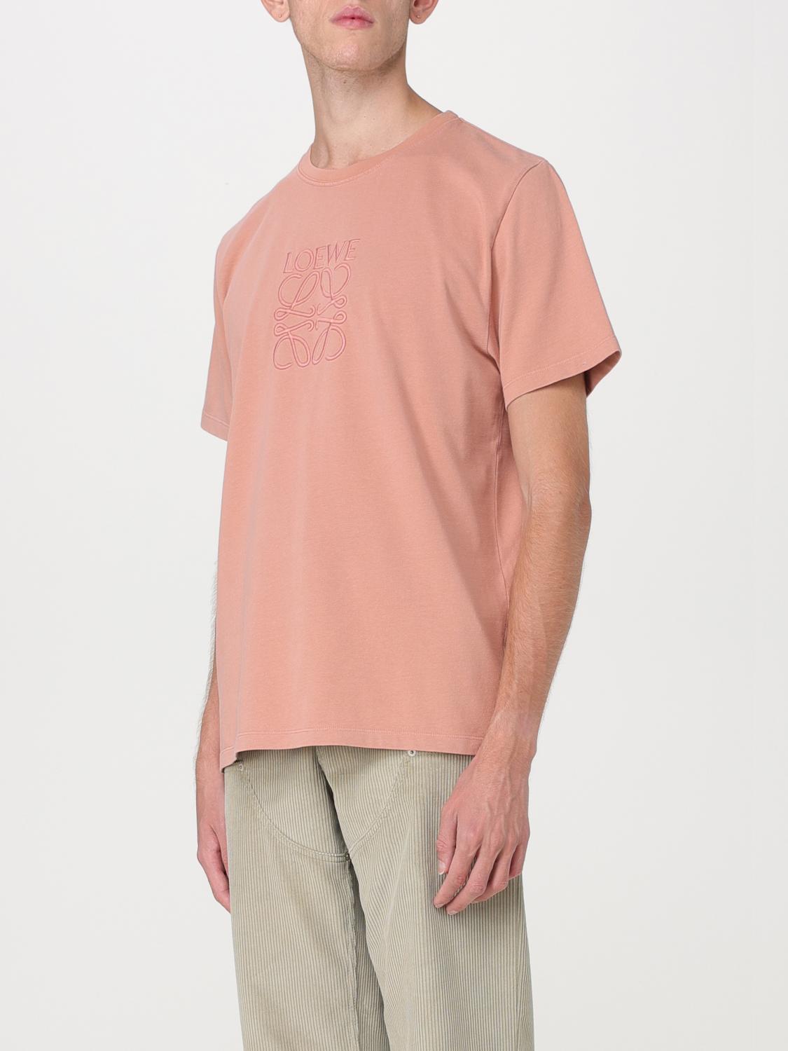 Loewe Tシャツ メンズ - ピンク | H526Y22XA4 | GIGLIO.COM