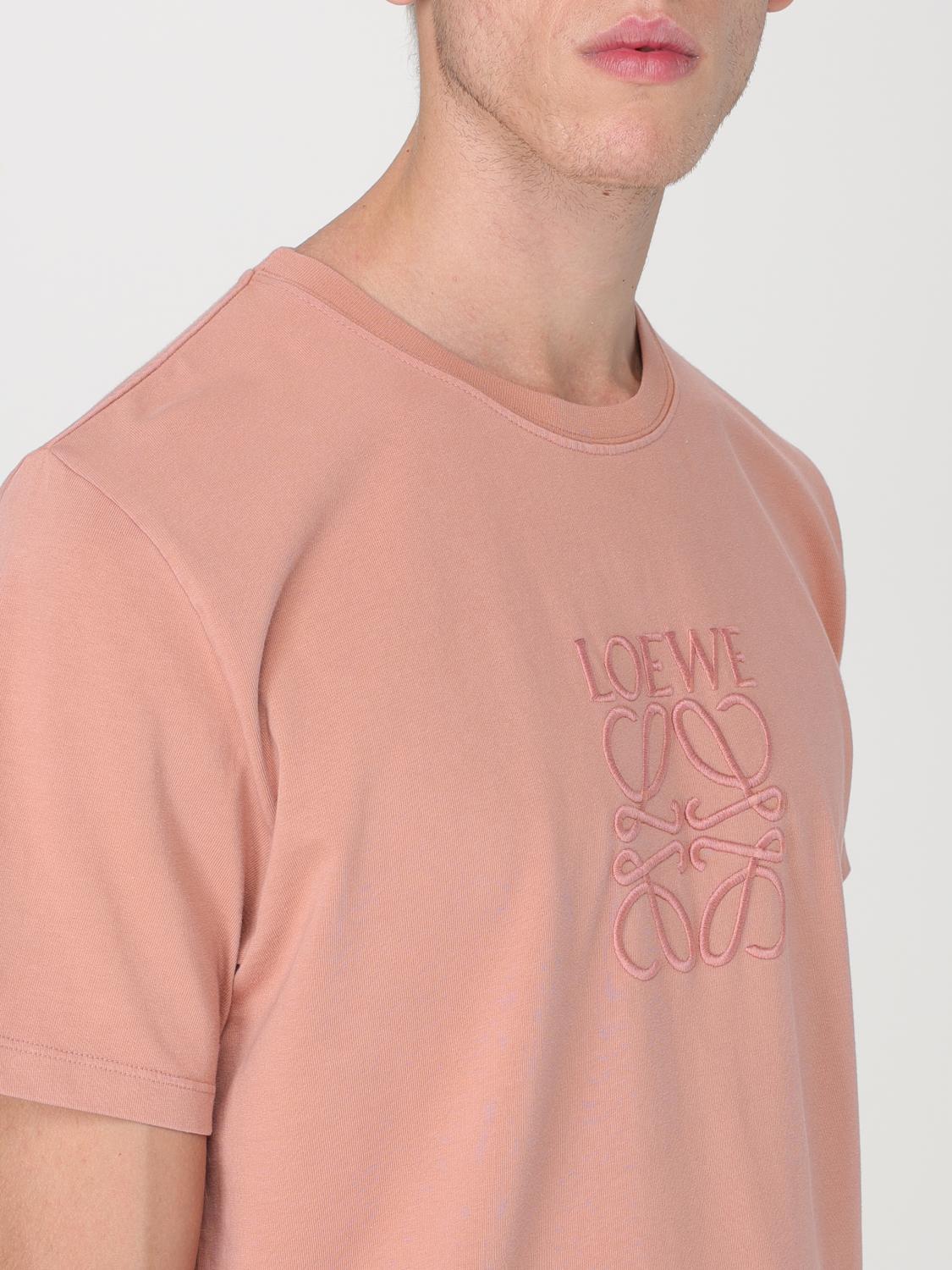 Loewe Tシャツ メンズ - ピンク | H526Y22XA4 | GIGLIO.COM