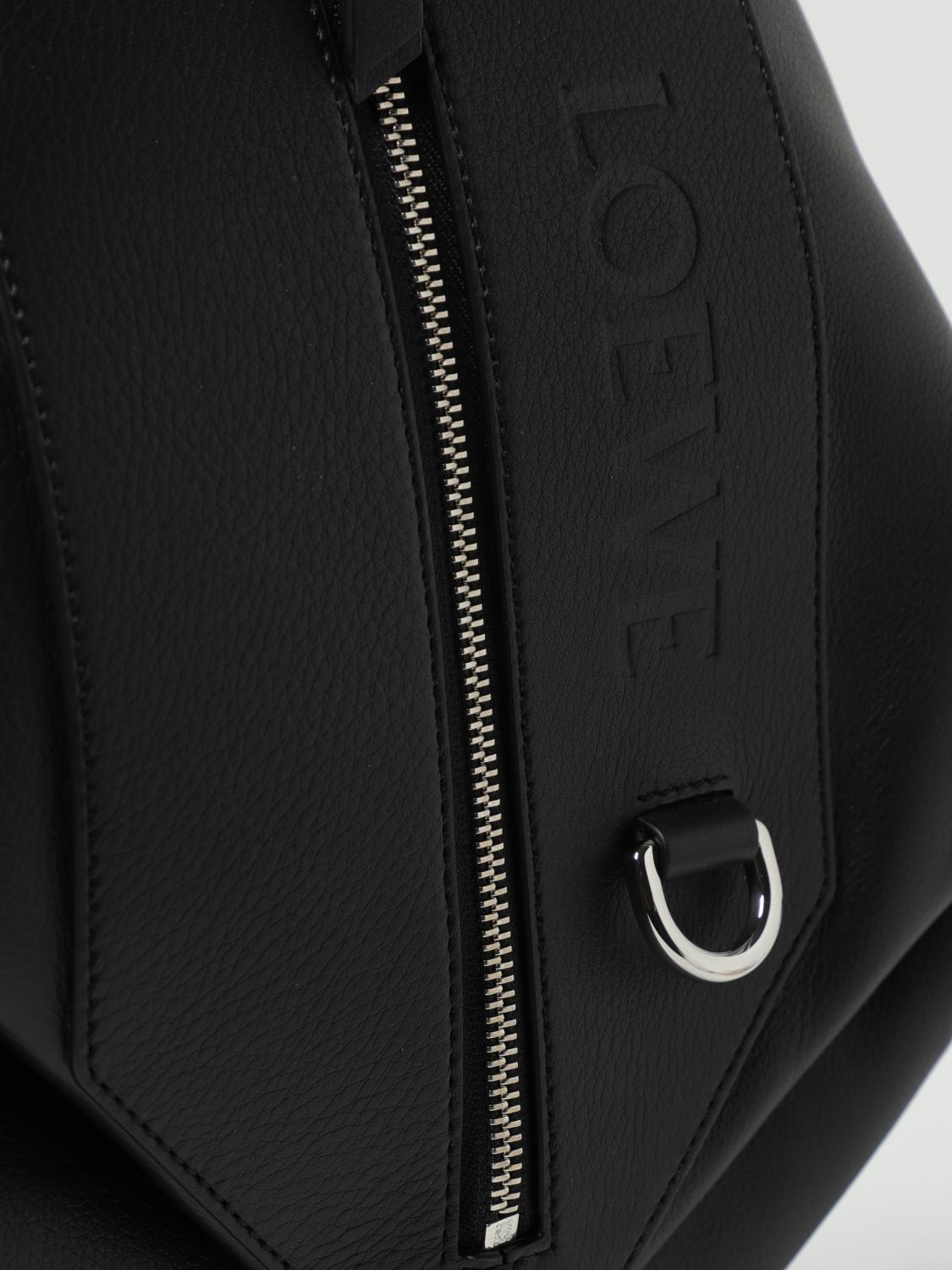 LOEWE ZAINO: Zaino Loewe in pelle, Nero - Img 3