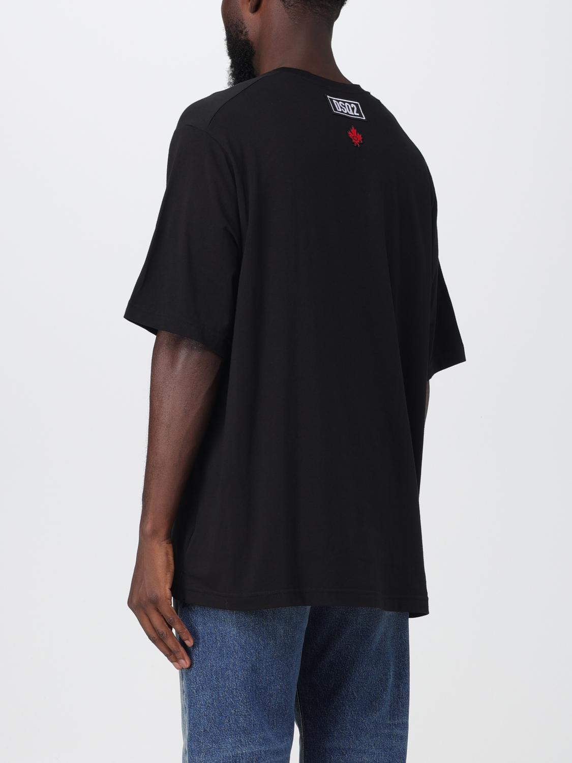 DSQUARED2 CAMISETA: Camiseta hombre Dsquared2, Negro - Img 3