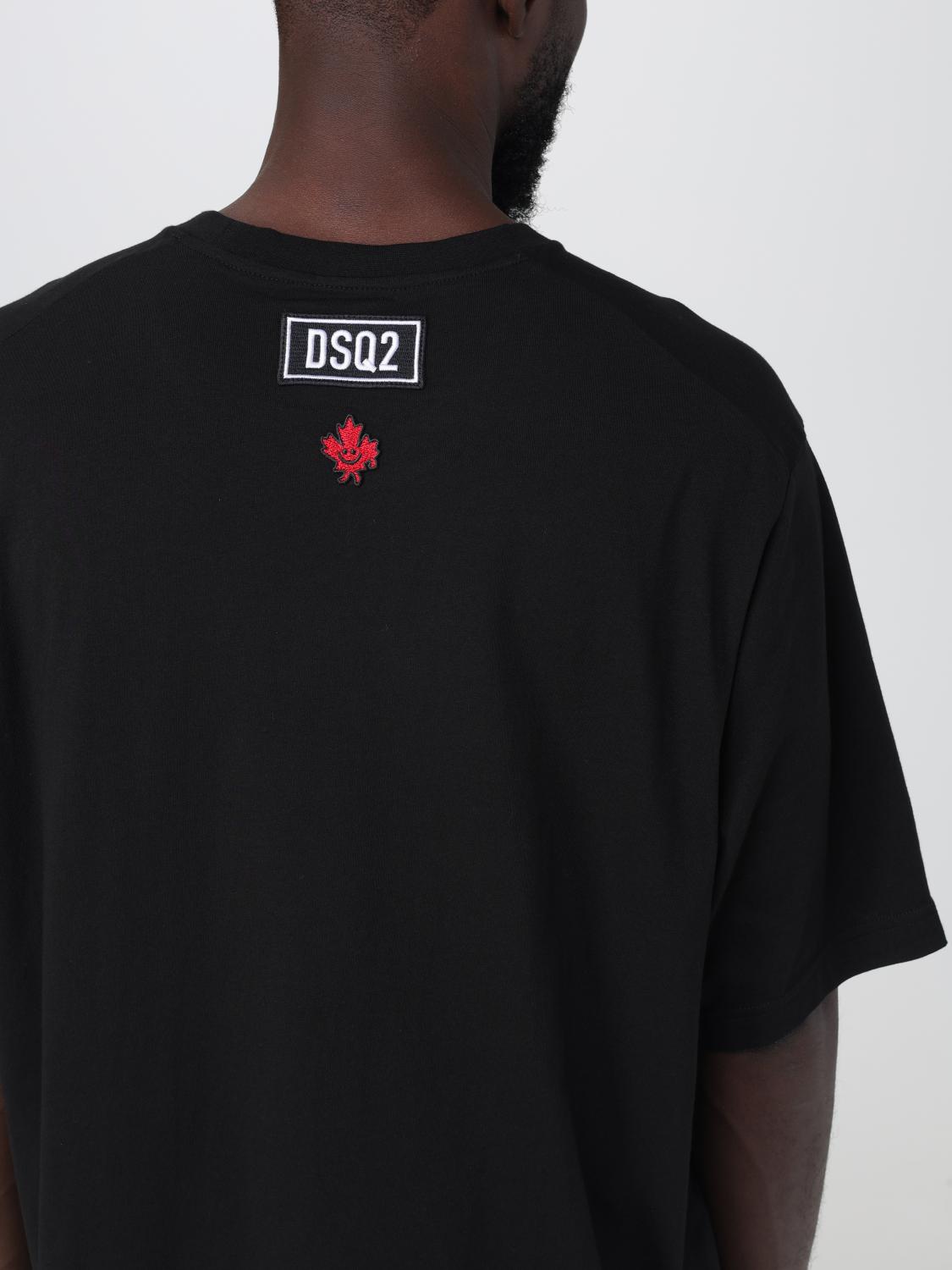 DSQUARED2 CAMISETA: Camiseta hombre Dsquared2, Negro - Img 4