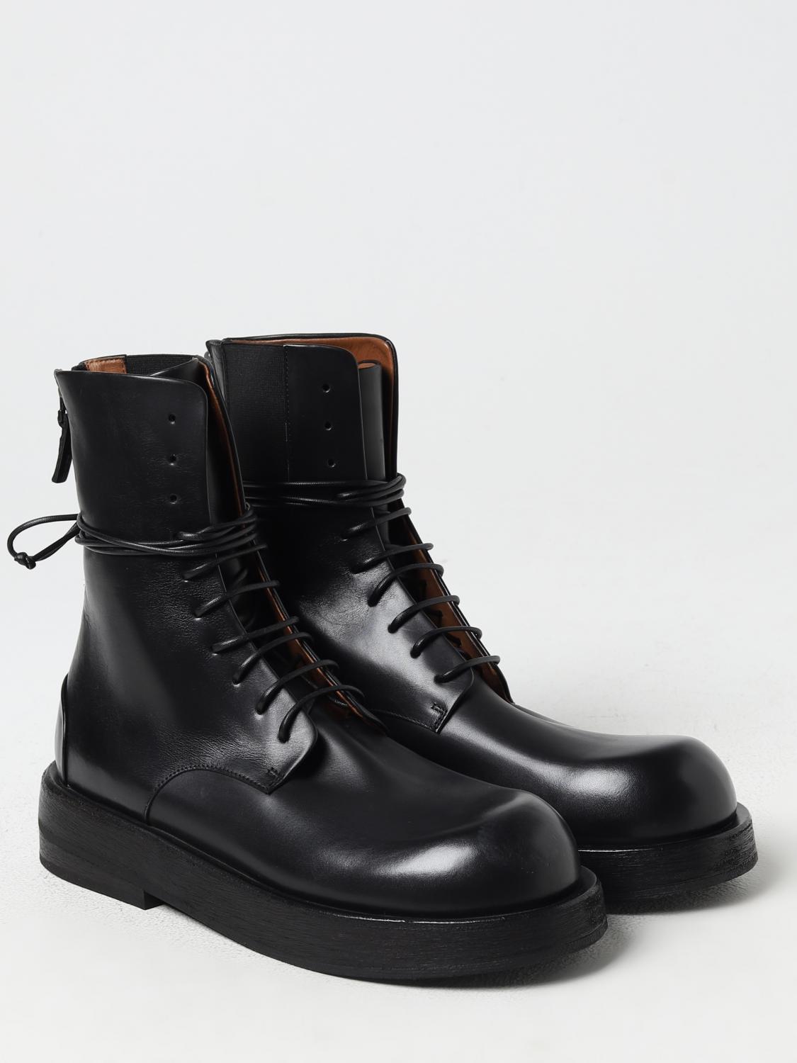 Marsèll Musona leather ankle boots with zip - Black | MW6090118
