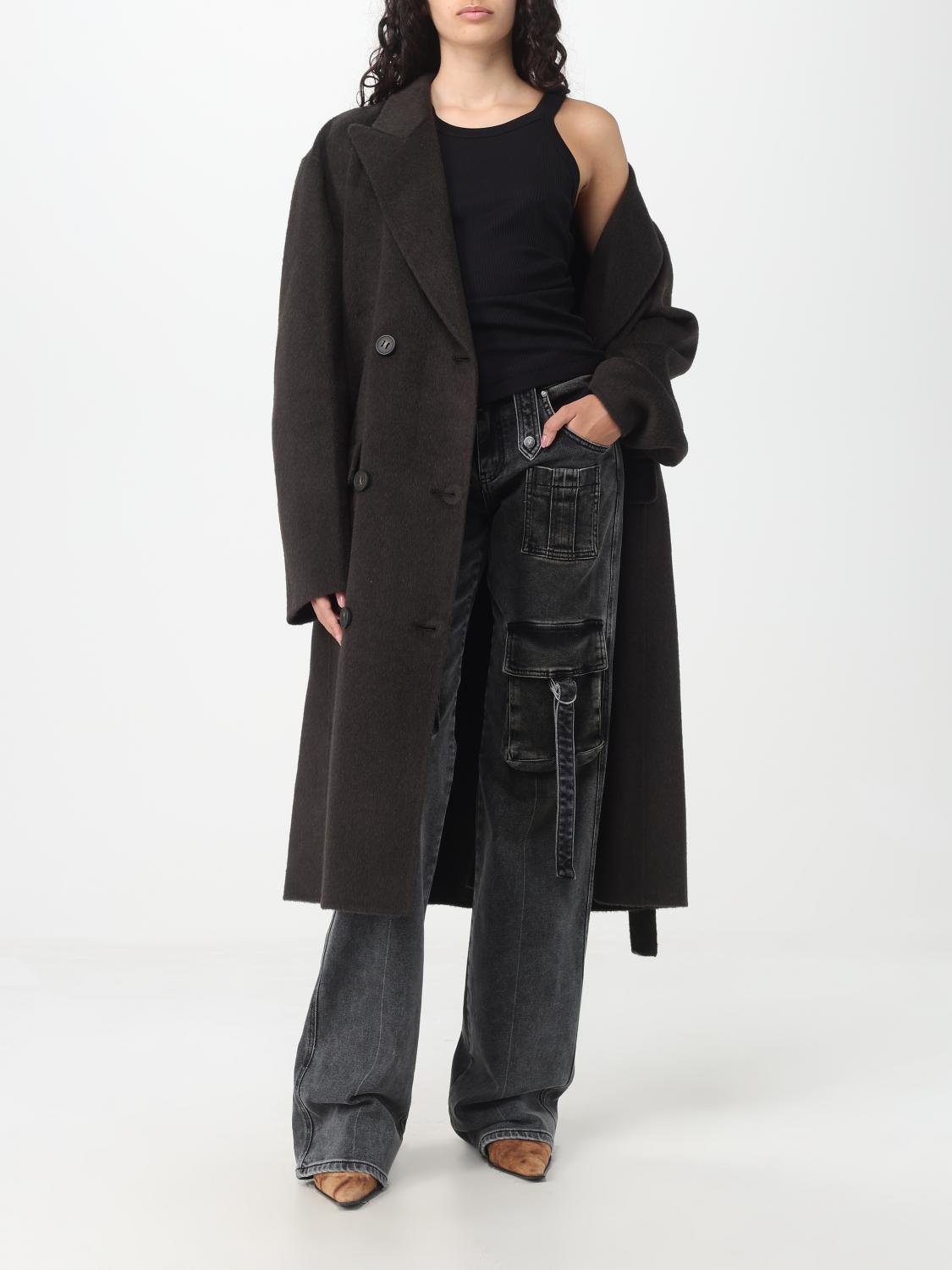 ACNE STUDIOS：コート レディース - グレー | GIGLIO.COMオンラインの