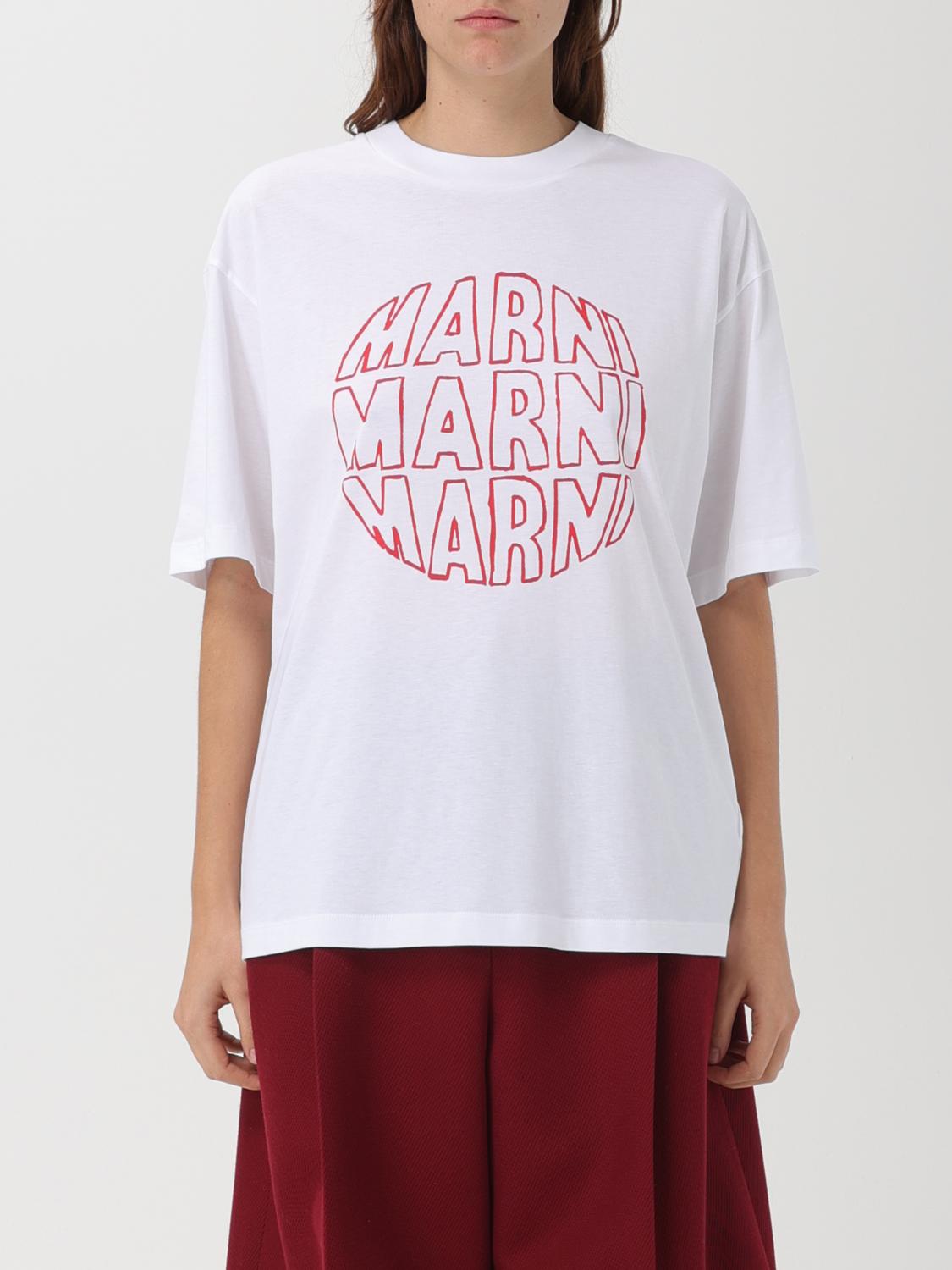 Marni T-shirt woman - White | THJET49P02USCV80 | GIGLIO.COM