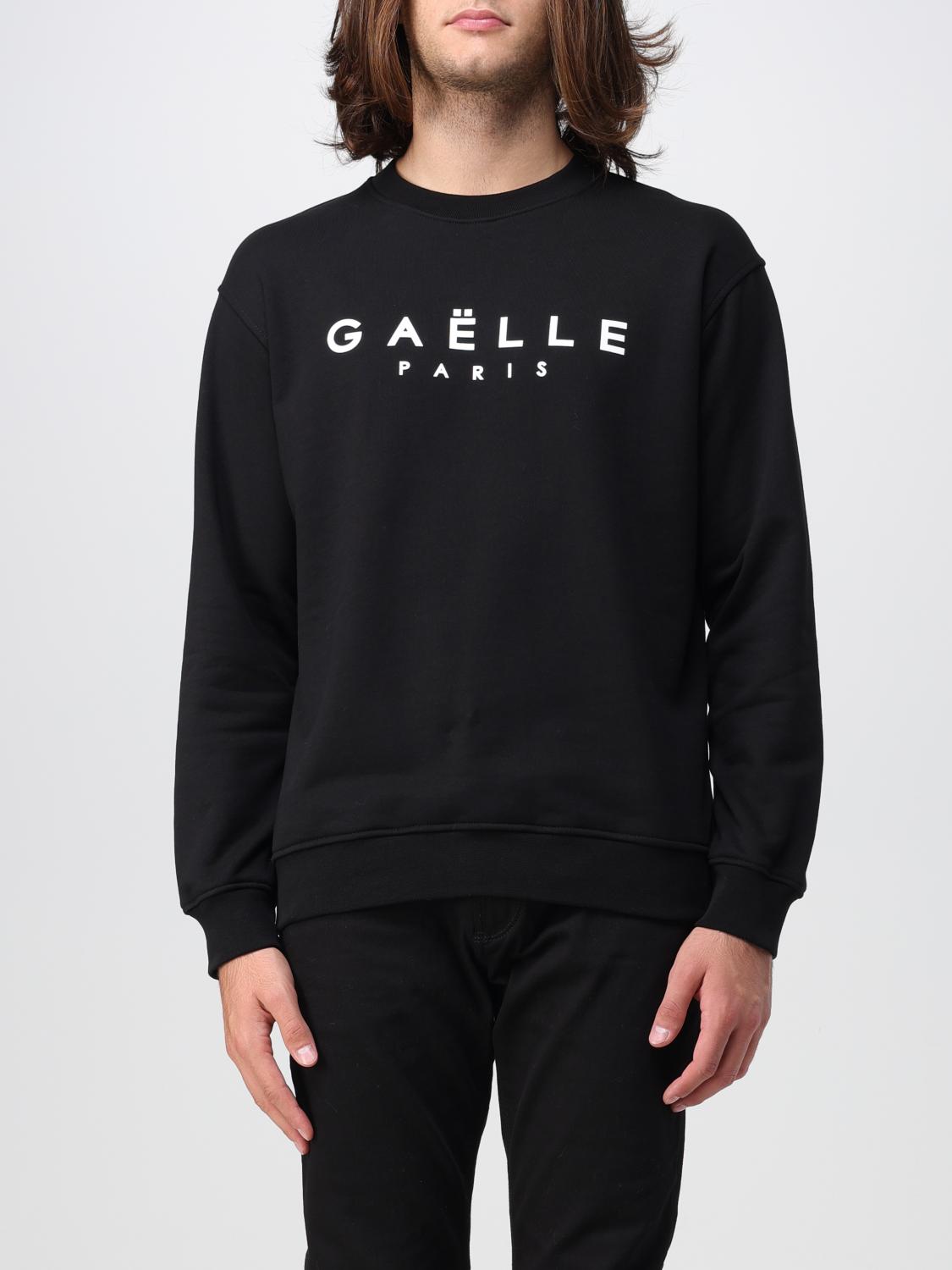 Felpa Uomo Gaelle Paris Felpa Nera GAËLLE PARIS: Felpa Gaëlle