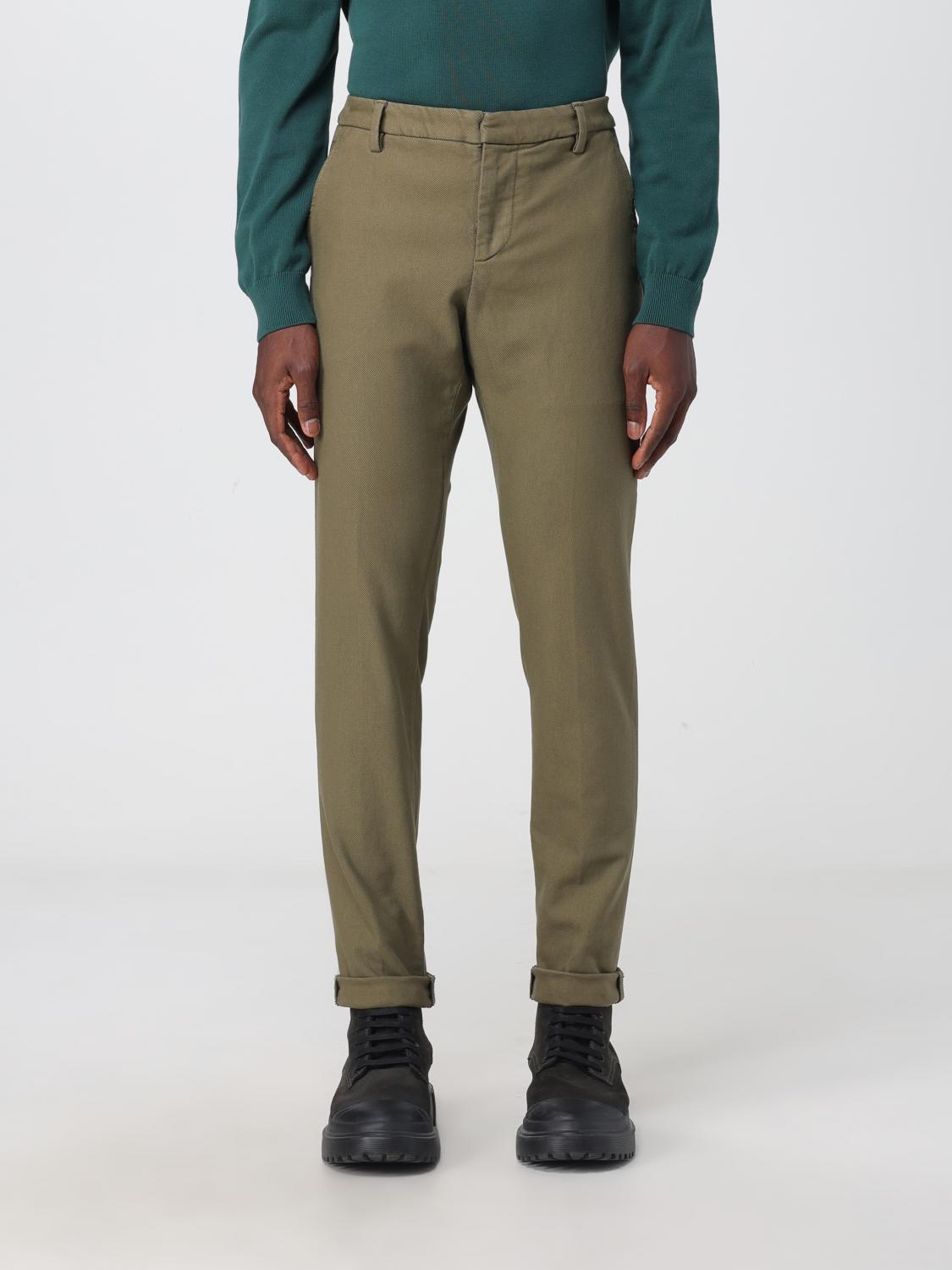 DONDUP PANTS: Pants men Dondup, Green - Img 1