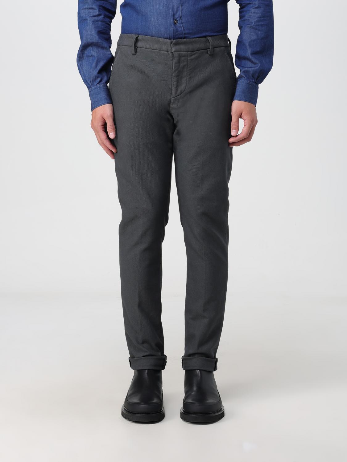 DONDUP PANTS: Pants men Dondup, Charcoal - Img 1