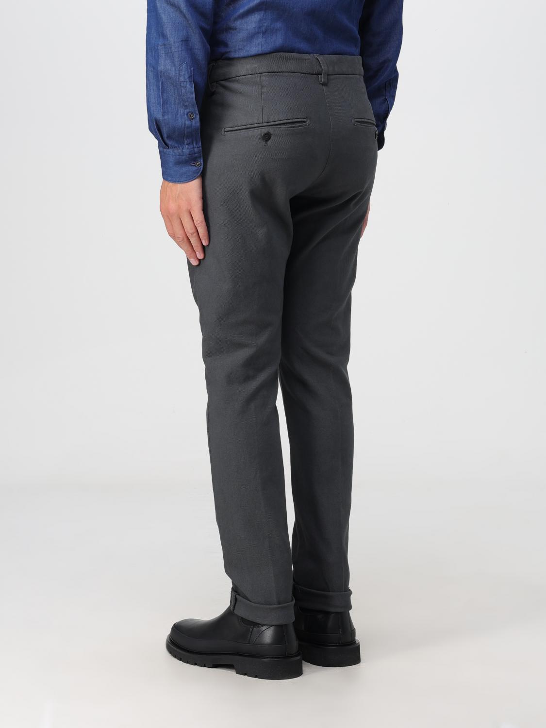 DONDUP PANTS: Pants men Dondup, Charcoal - Img 2
