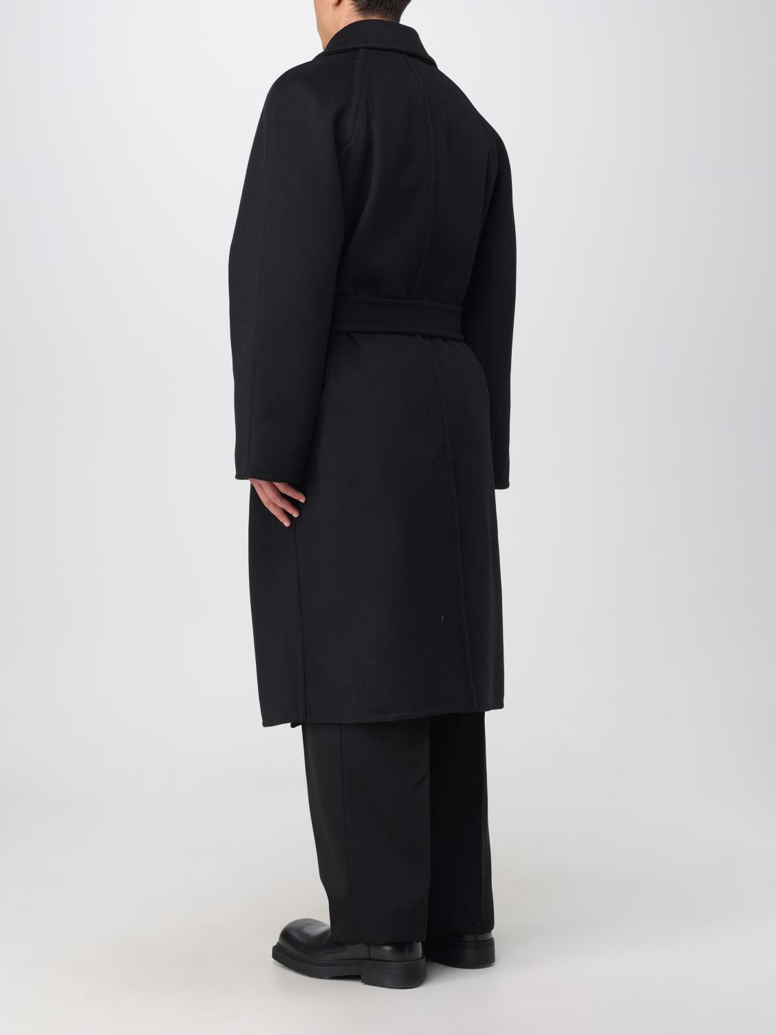 BOTTEGA VENETA：コート メンズ - ブラック | GIGLIO.COMオンラインの