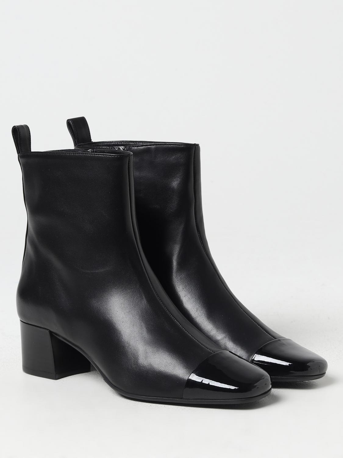 ショートブーツ・ブーティ CAREL PARIS Woman Flat ankle boots Silver 332721 Carel Paris Outlet: Flat ankle boots woman - Black | Carel