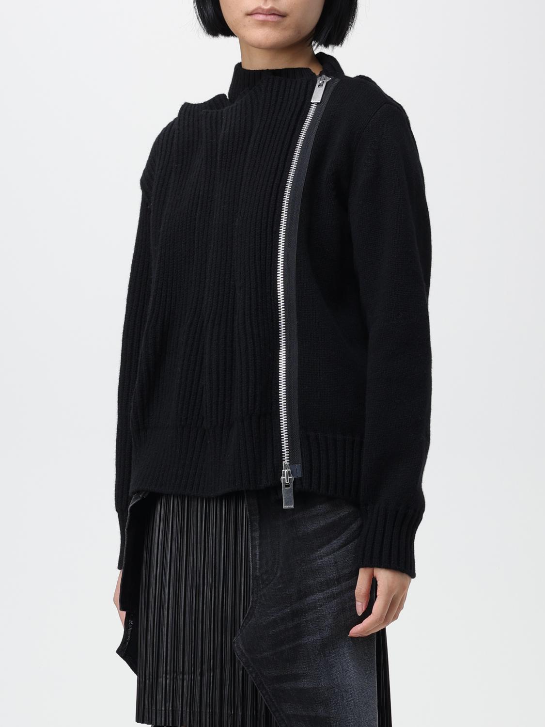 Sacai セーター レディース - ブラック | 06959 | GIGLIO.COM