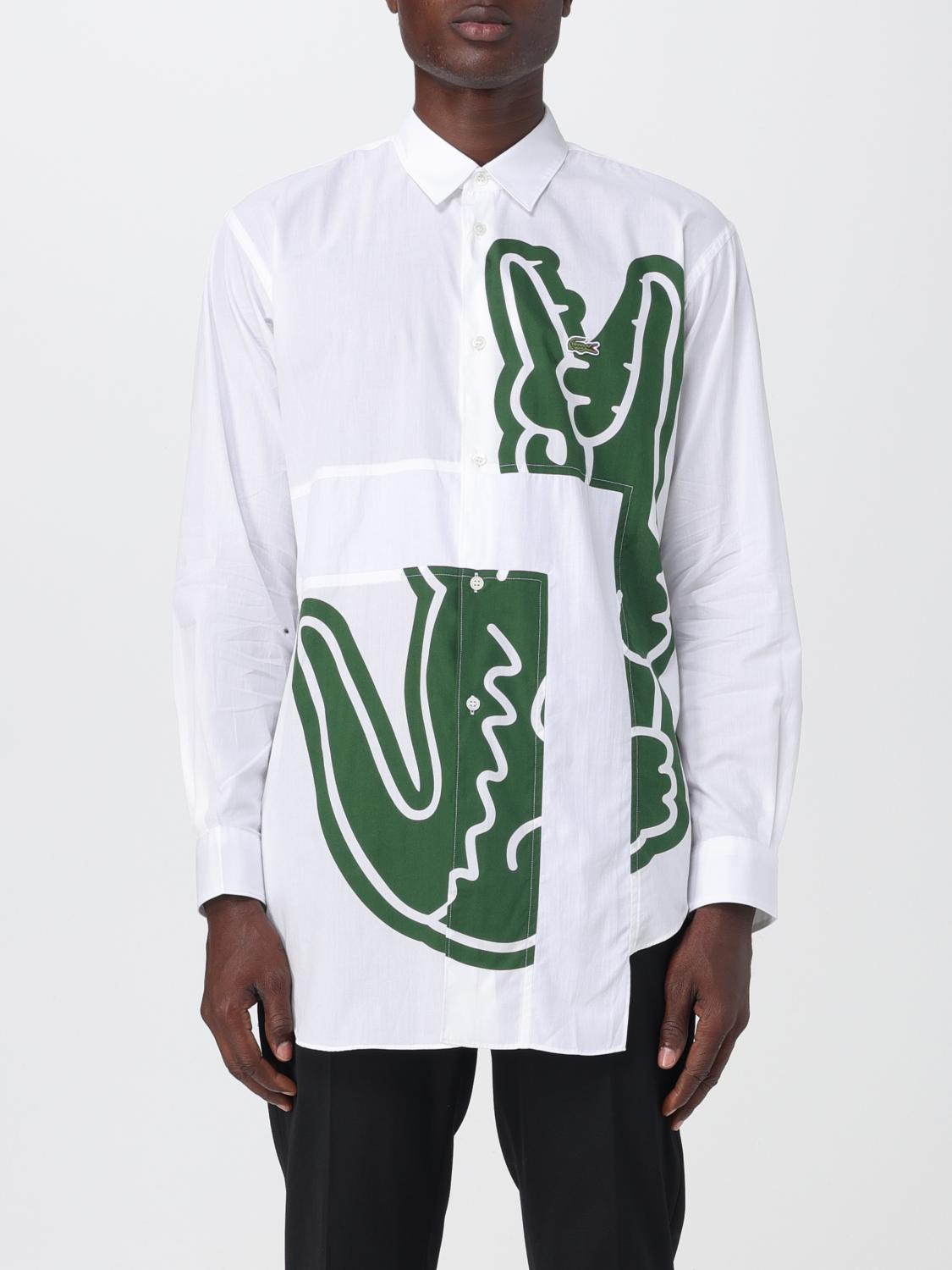 COMME DES GARCONS SHIRT X LACOSTE SHIRT: Shirt men Comme Des Garcons Shirt X Lacoste, White - Img 1