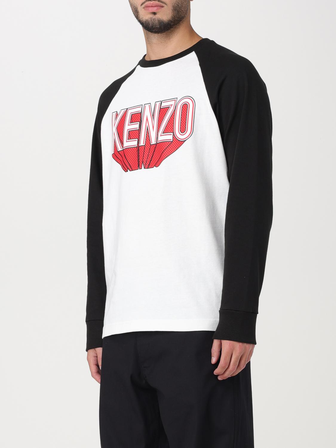 KENZO: cotton t-shirt - White | Kenzo t-shirt FD65TS1054SI online
