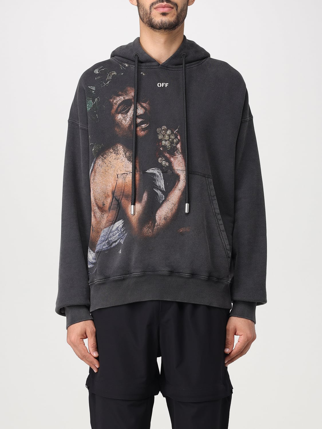 Off-White スウェットシャツ メンズ - ブラック | OMBB085F23FLE016 