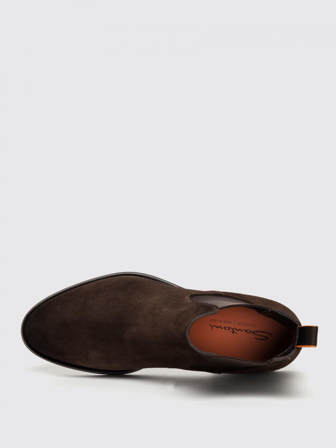 SANTONI BOOT: Shoes men Santoni, Brown - Img 4