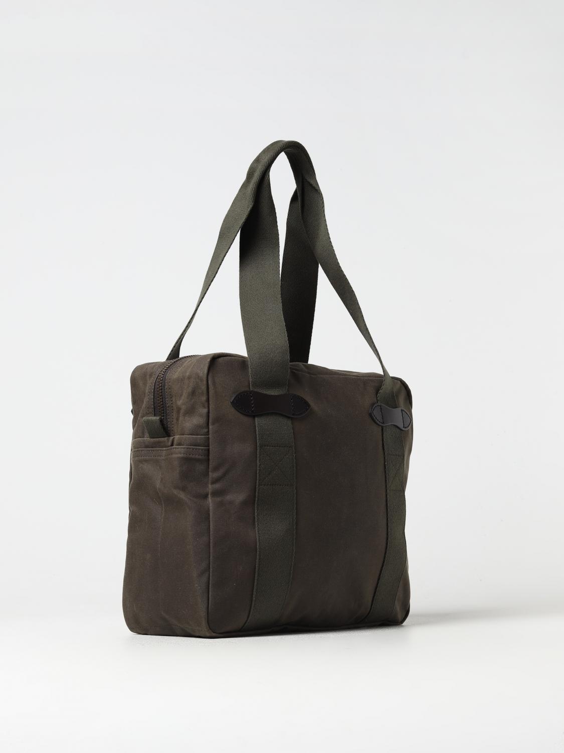 FILSON BORSA: Borsa Tin Cloth Filson in cotone cerato e nylon, Verde - Img 2