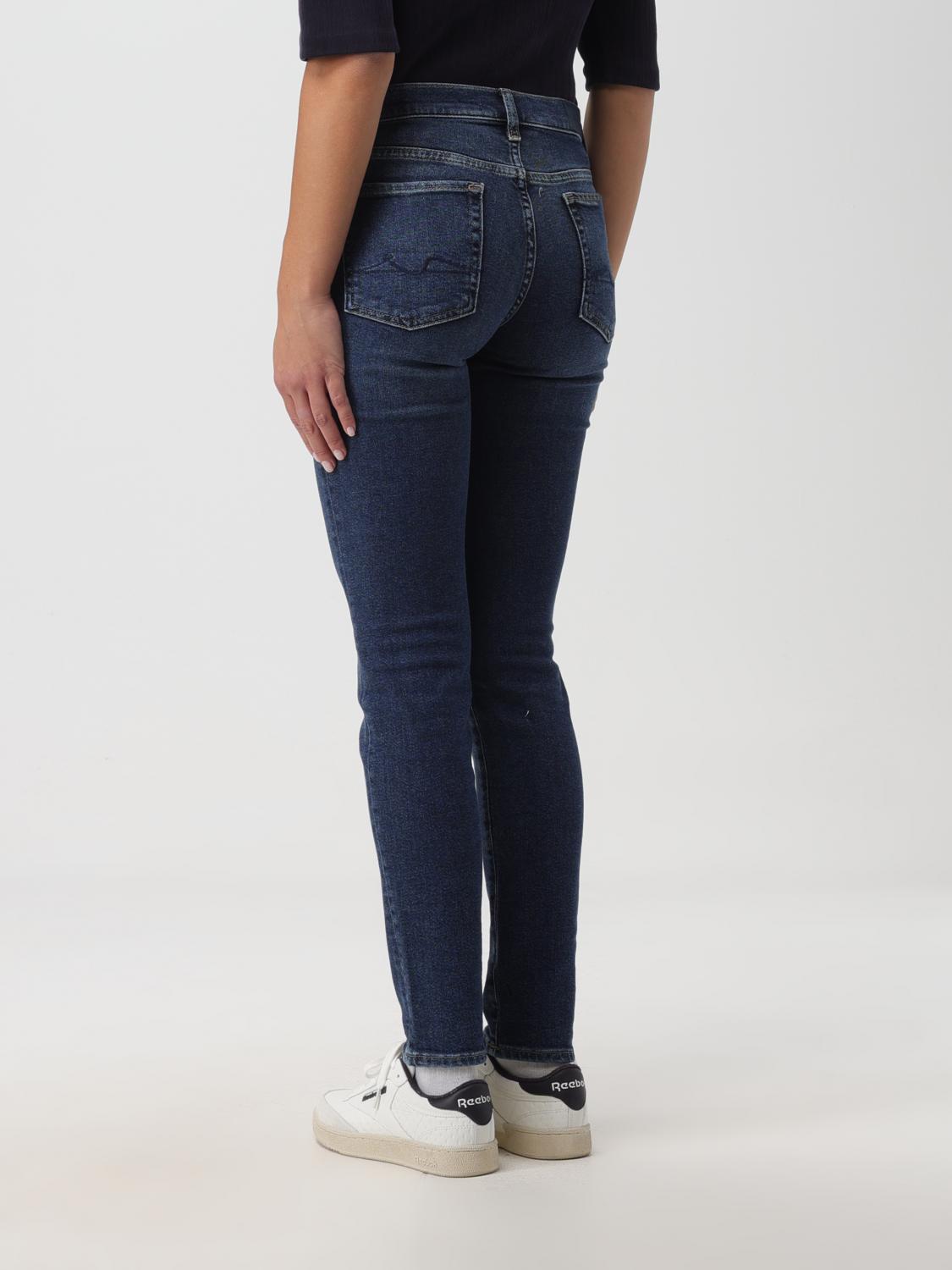 7 FOR ALL MANKIND JEANS: Jeans 7 For All Mankind in denim, Blue - Img 2