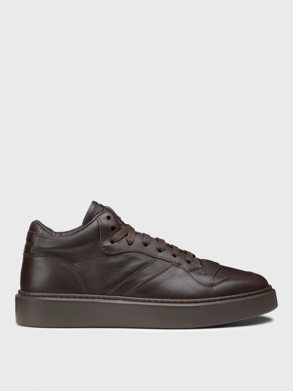 DOUCAL'S SNEAKERS: Sneakers men Doucal's, Brown - Img 1