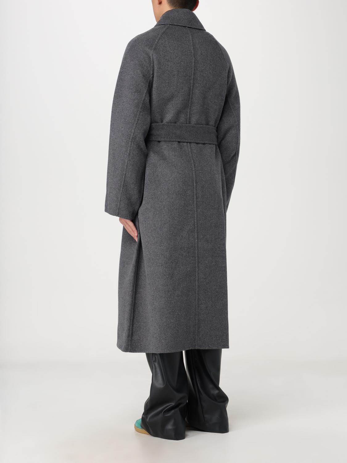 AMI PARIS 22AW メルトンチェスターコート グレー ブラック 46 Ami Paris Coat men - Grey | HCO308WV0021 | GIGLIO.COM