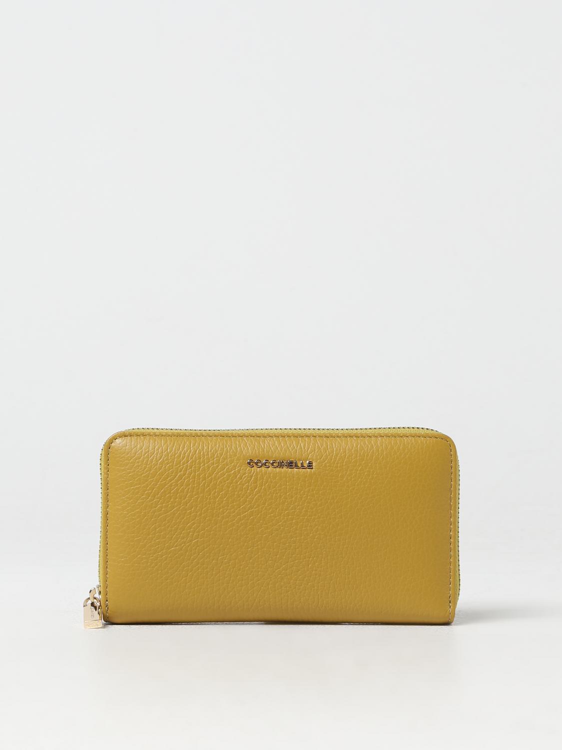 COCCINELLE WALLET: Wallet woman Coccinelle, Yellow - Img 1