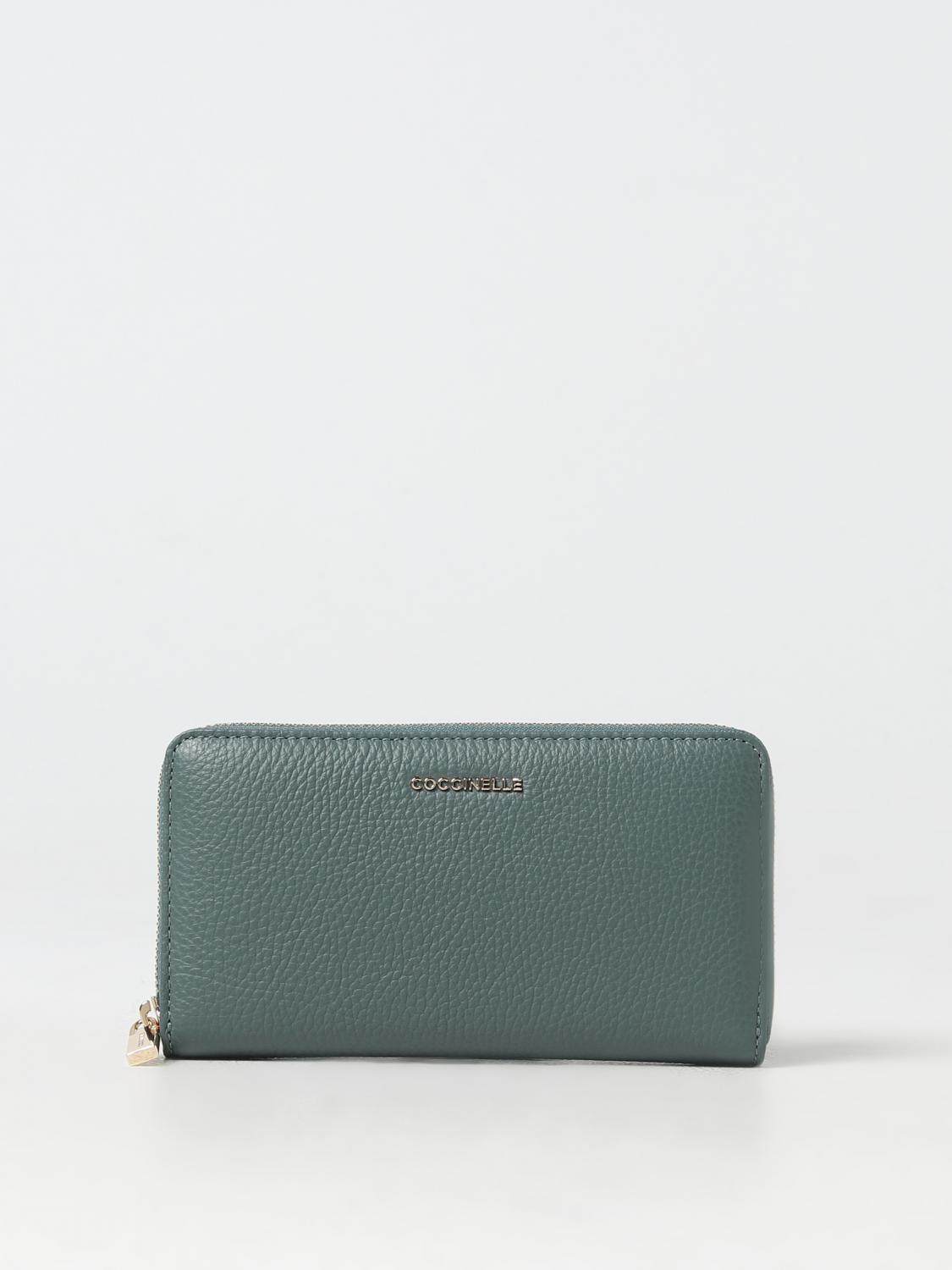 COCCINELLE WALLET: Wallet woman Coccinelle, Green - Img 1