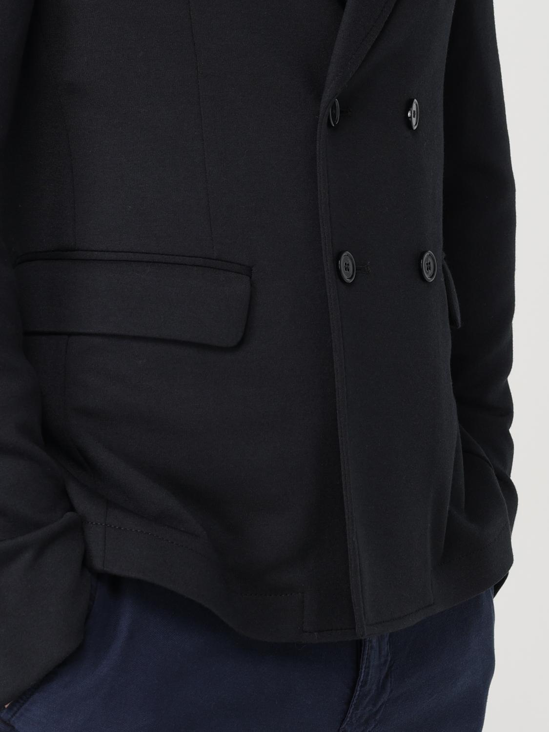 DANIELE ALESSANDRINI BLAZER: Blazer men Daniele Alessandrini, Black - Img 4