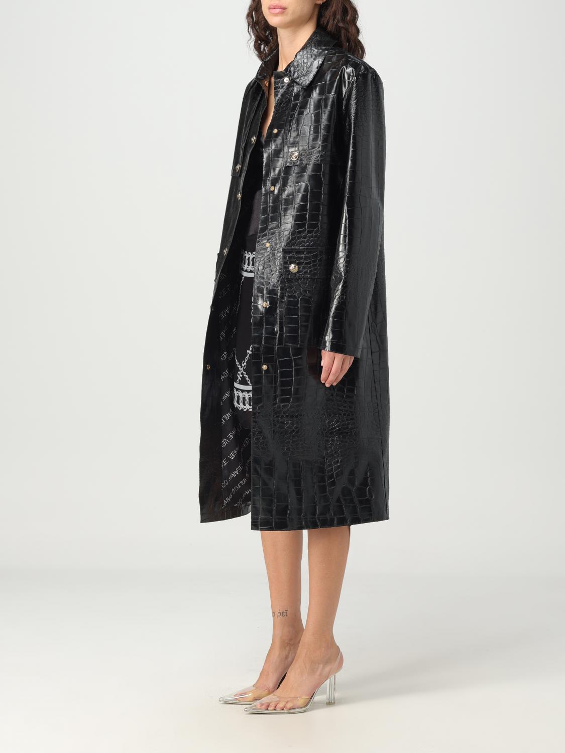 VERSACE JEANS COUTURE：トレンチコート レディース - ブラック