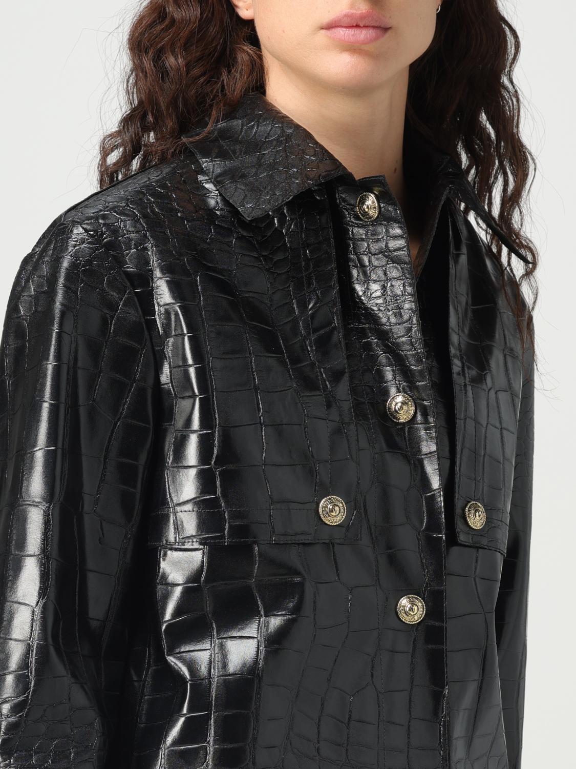 VERSACE JEANS COUTURE：トレンチコート レディース - ブラック