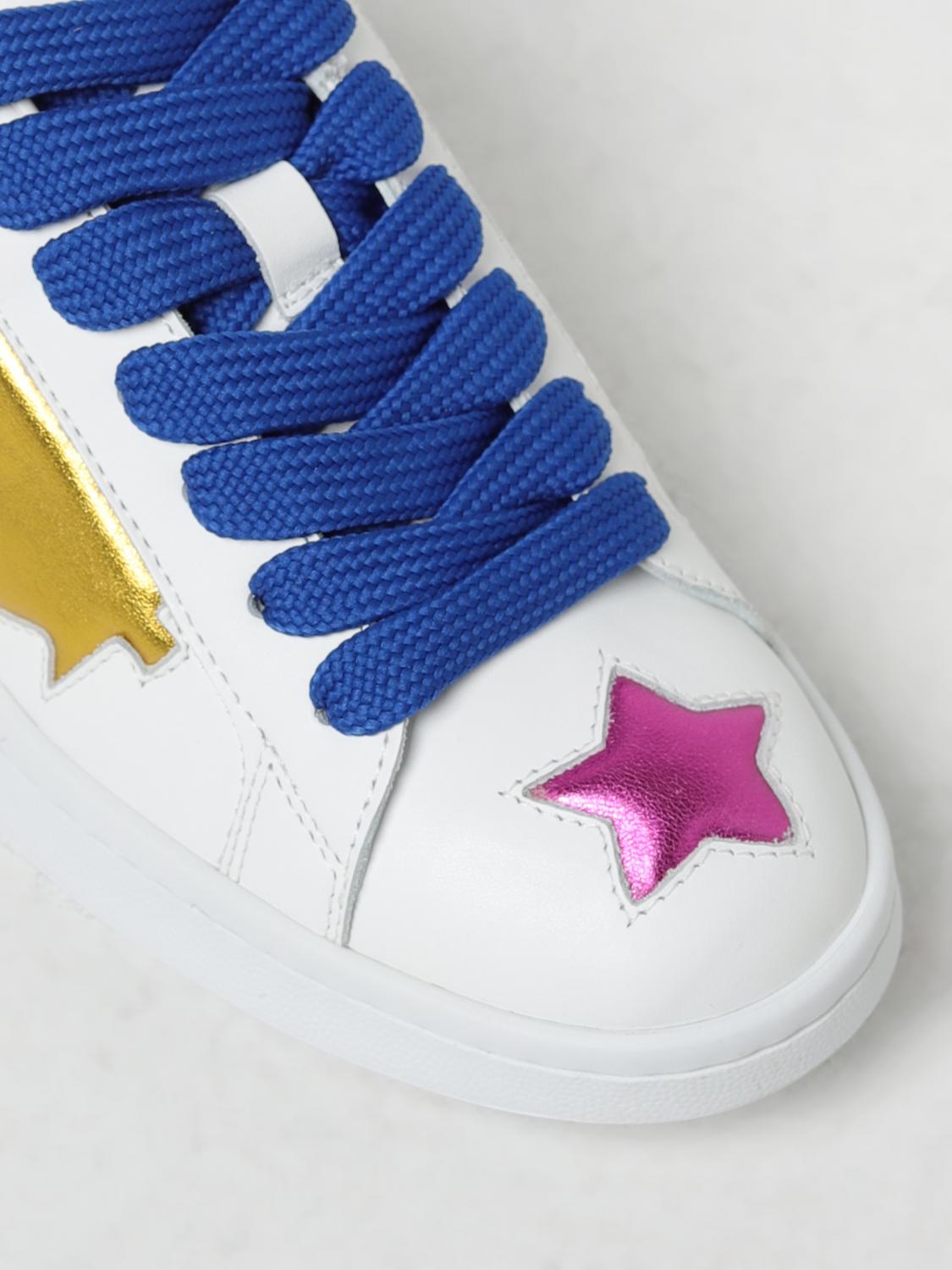 DSQUARED2 SNEAKERS: Dsquared2 leather sneakers, White - Img 4