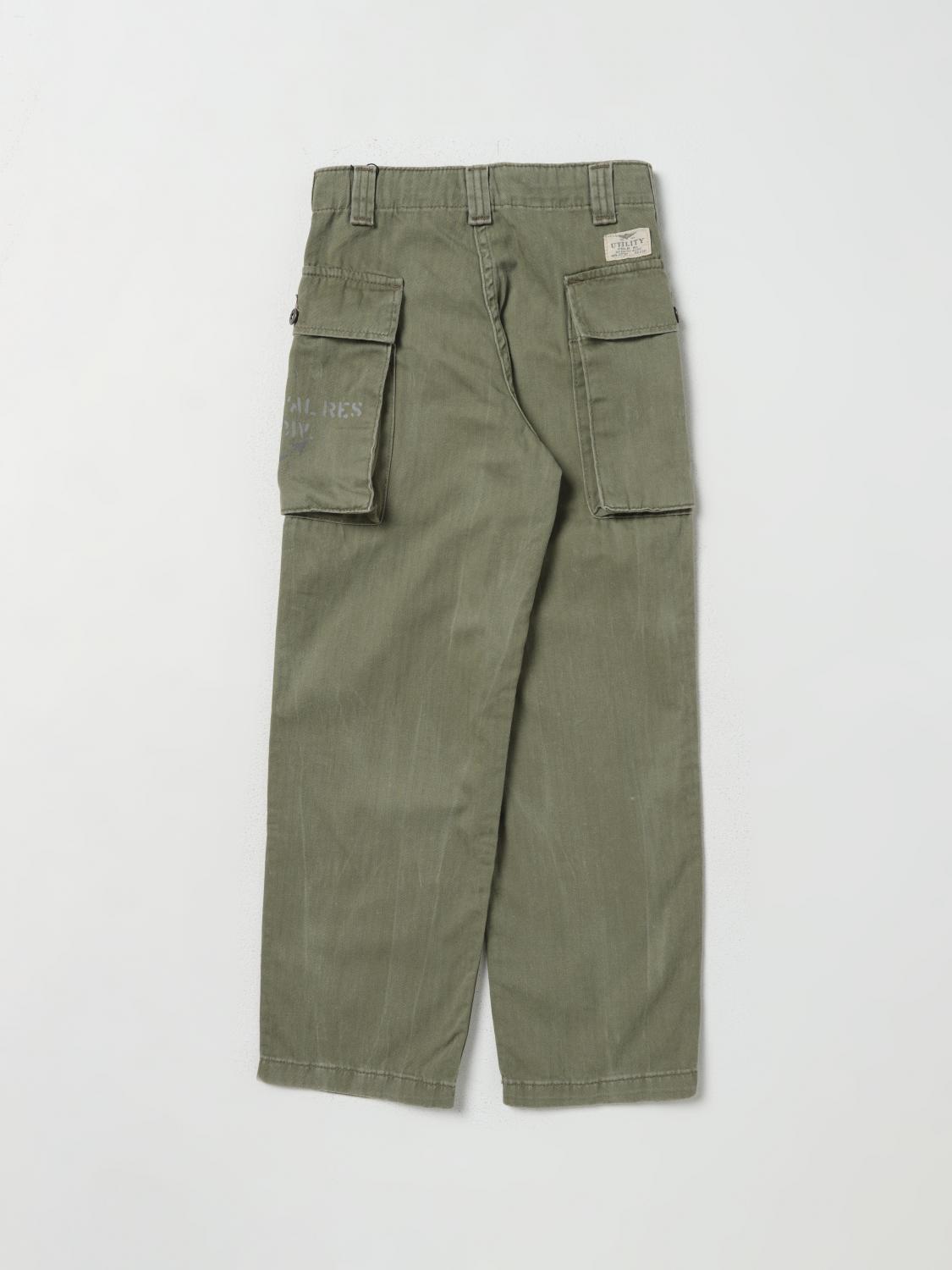 POLO RALPH LAUREN PANTS: Pants kids Polo Ralph Lauren, Green - Img 2