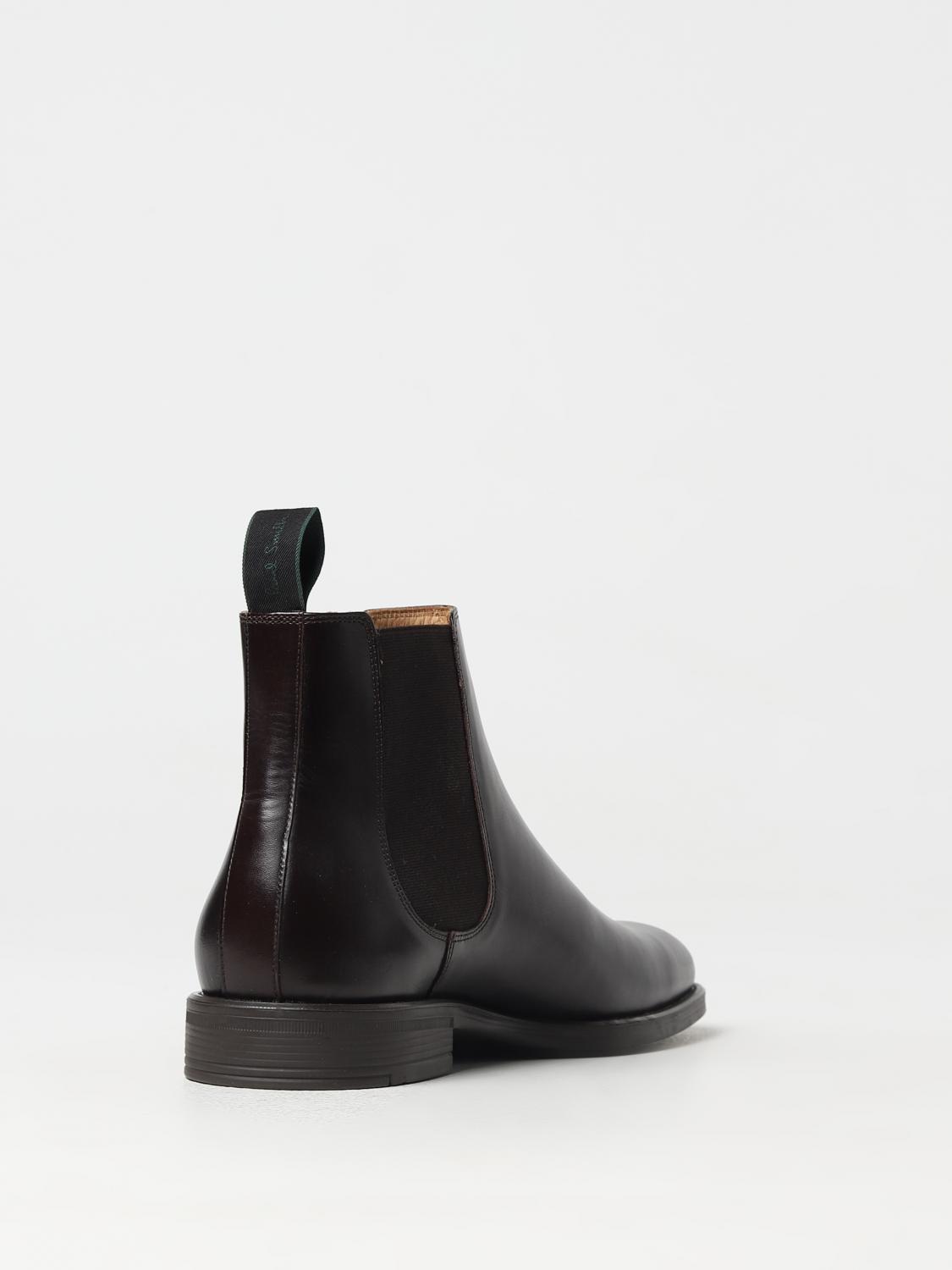 PS PAUL SMITH STIVALETTI: Stivaletto Cedric PS Paul Smith in pelle, Marrone - Img 3