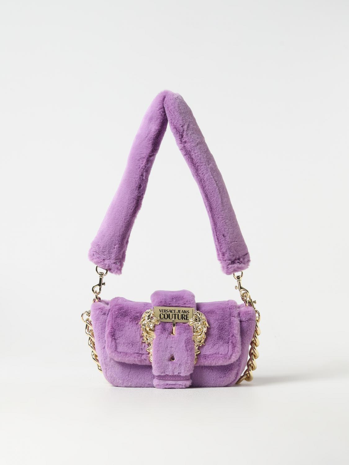 VERSACE JEANS COUTURE MINITASCHE: Schultertasche damen Versace Jeans Couture, Lila - Img 1