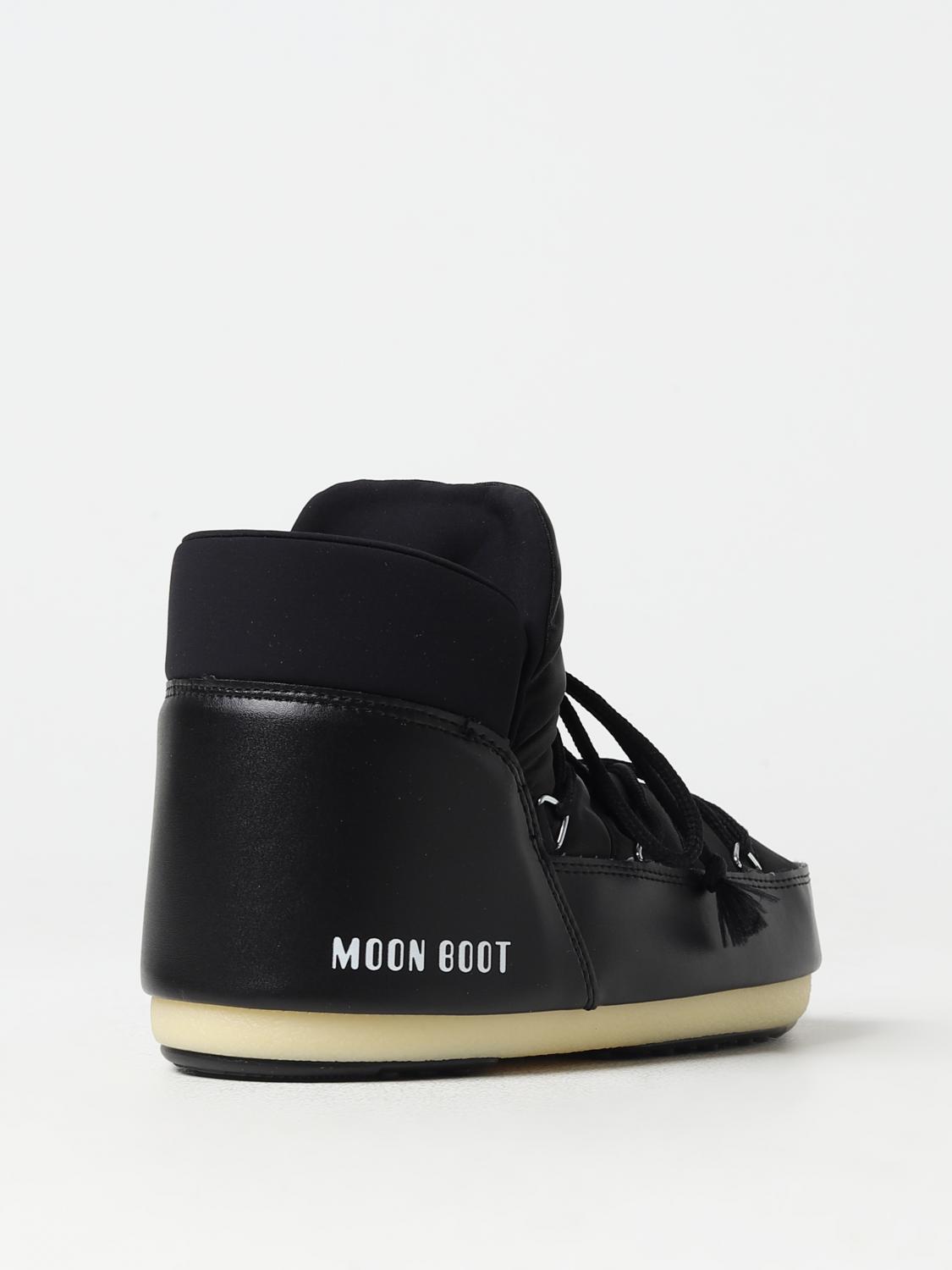 MOON BOOT STIVALETTI: Stivaletto Pumps Moon Boot in nylon e pelle sintetica, Nero - Img 3