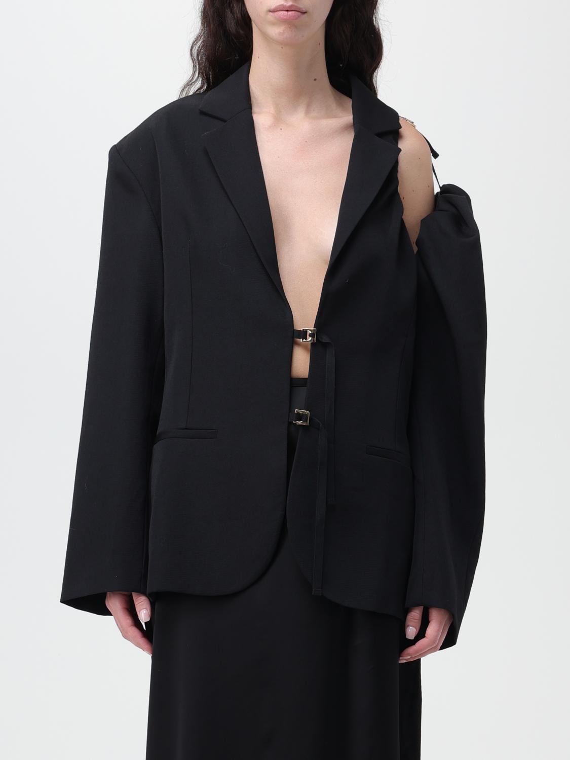 JACQUEMUS: Blazer woman - Black | Jacquemus blazer