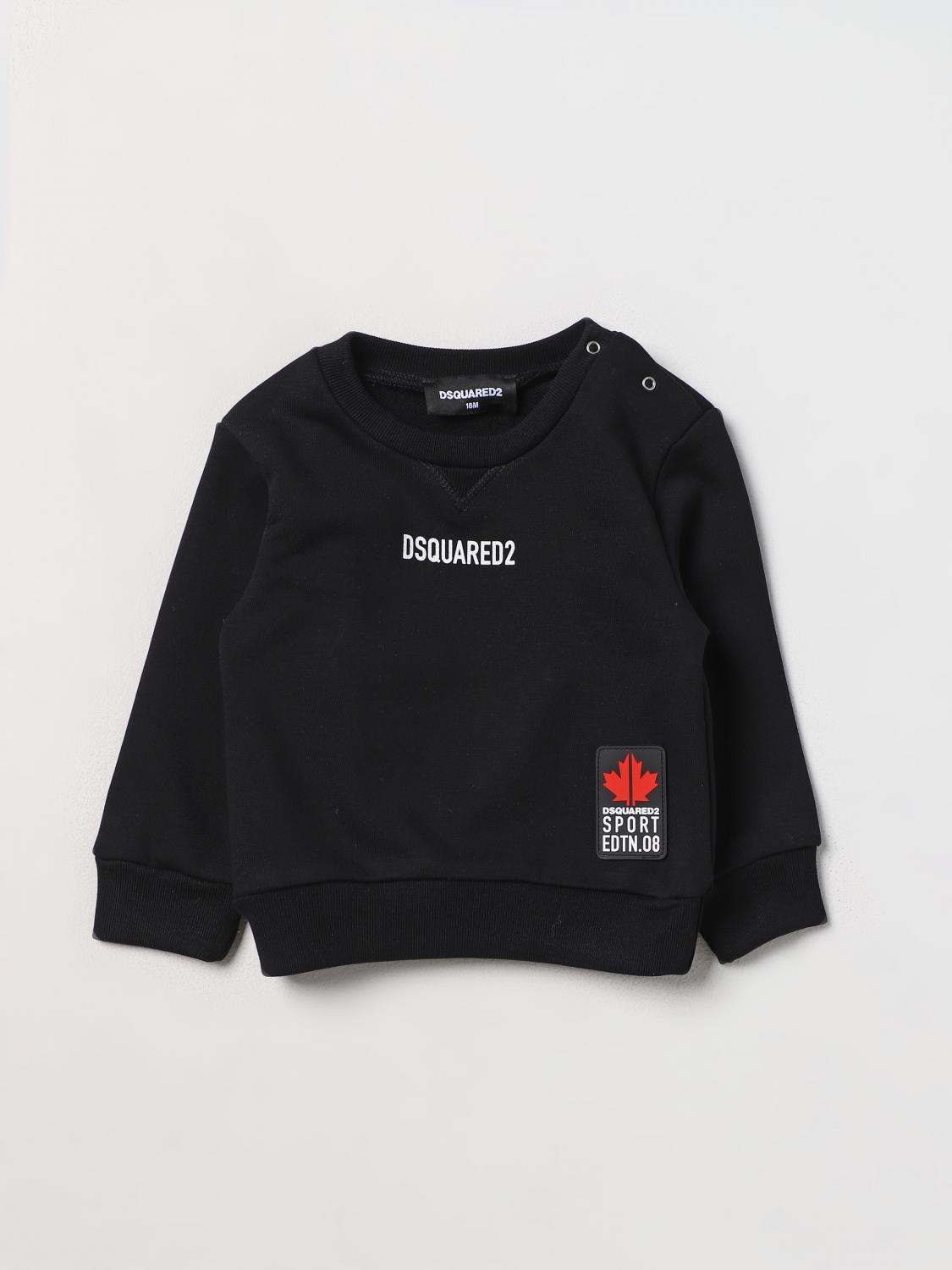 DSQUARED2 PULLOVER: Pullover kinder Dsquared2 Junior, Schwarz - Img 1