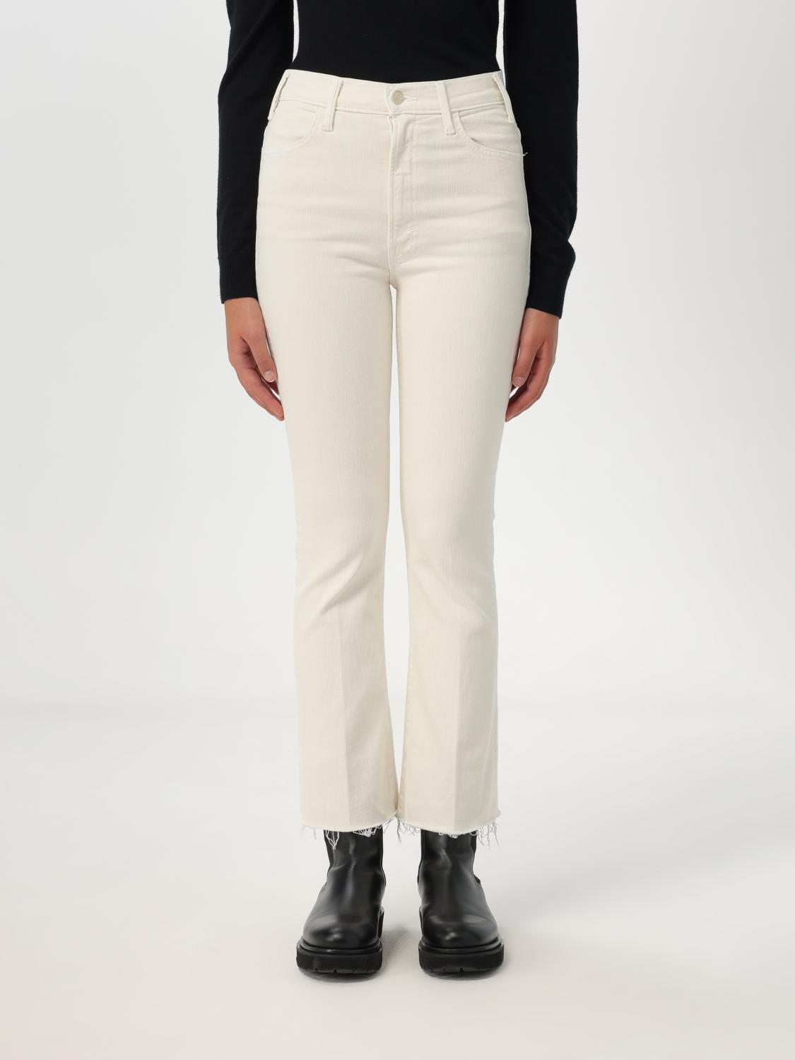 Jeans femme Mother - Beige