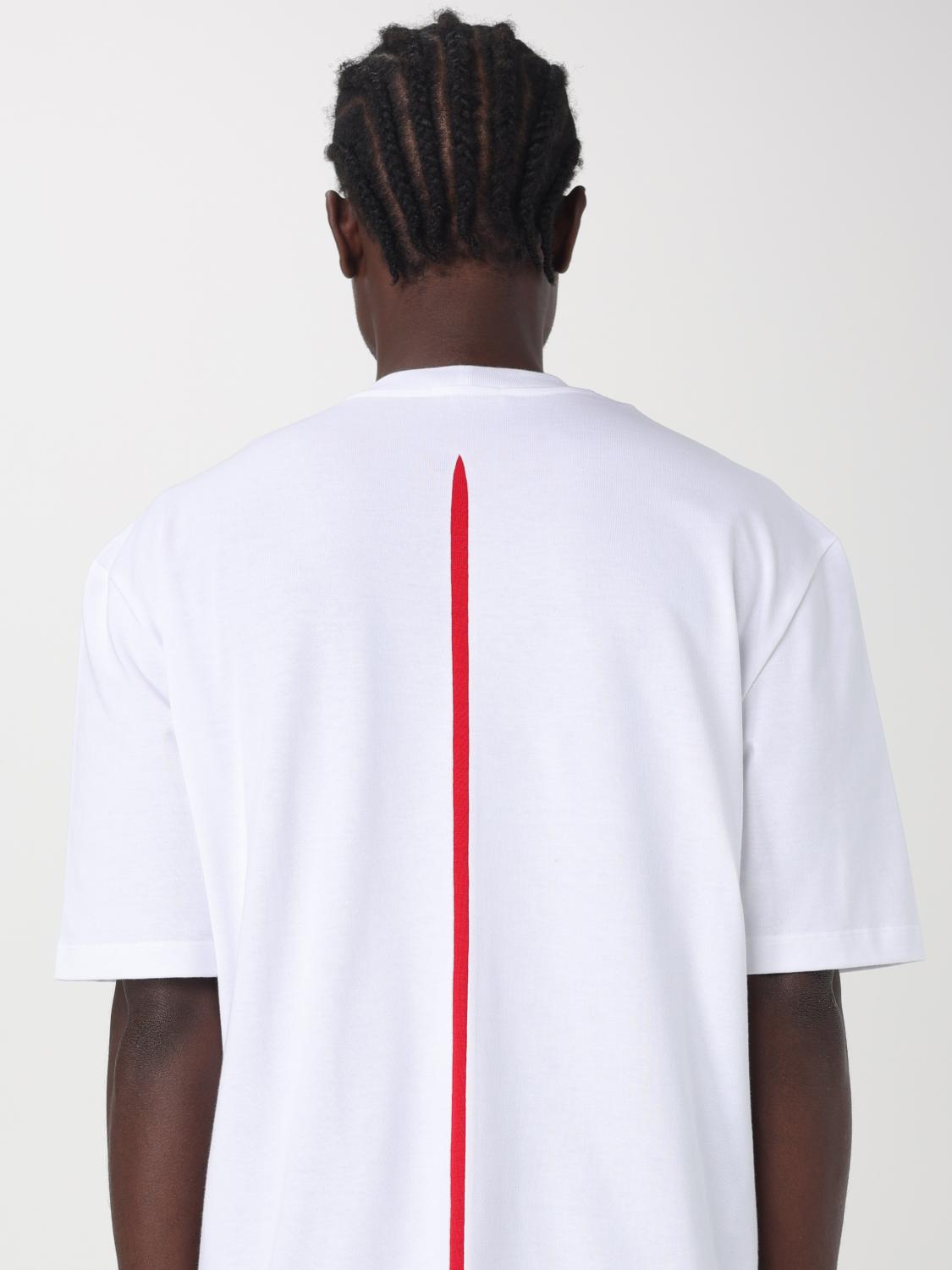 Tシャツ・カットソー FERRAGAMO Men T-shirt White 767443 002 Ferragamoアウトレット：Tシャツ メンズ - ホワイト | GIGLIO