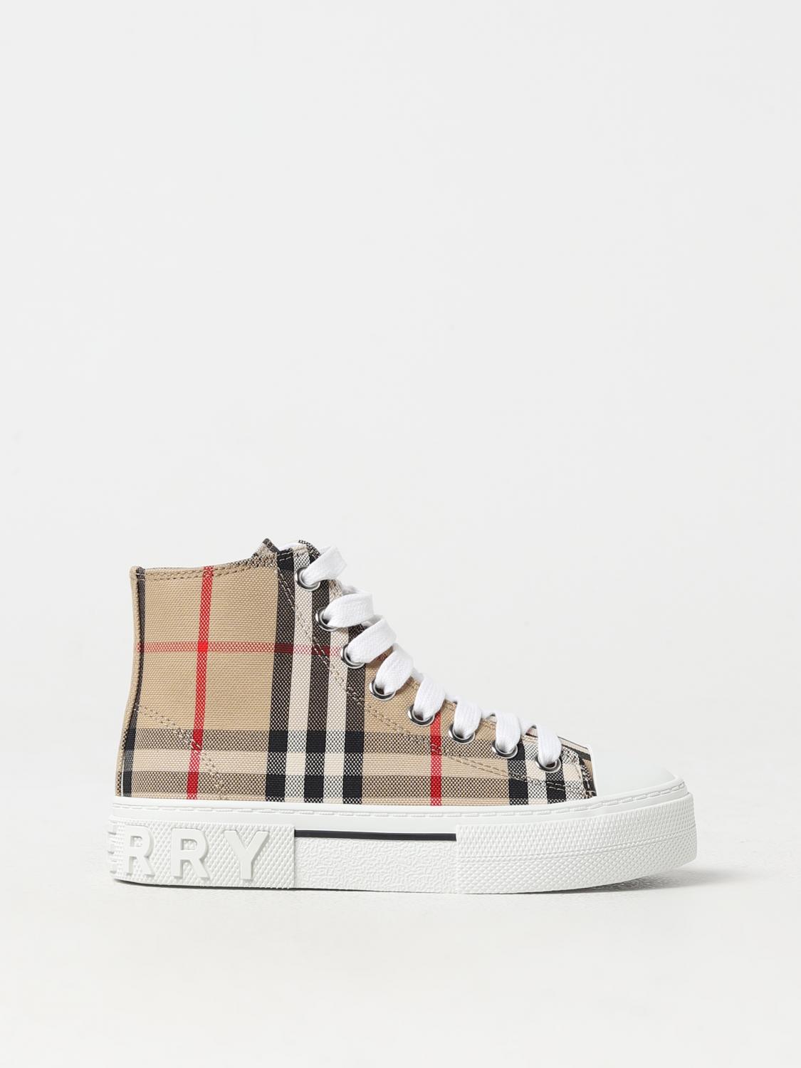 BURBERRY: Shoes kids Kids - Beige | Burberry sneakers 8066599 online at ...