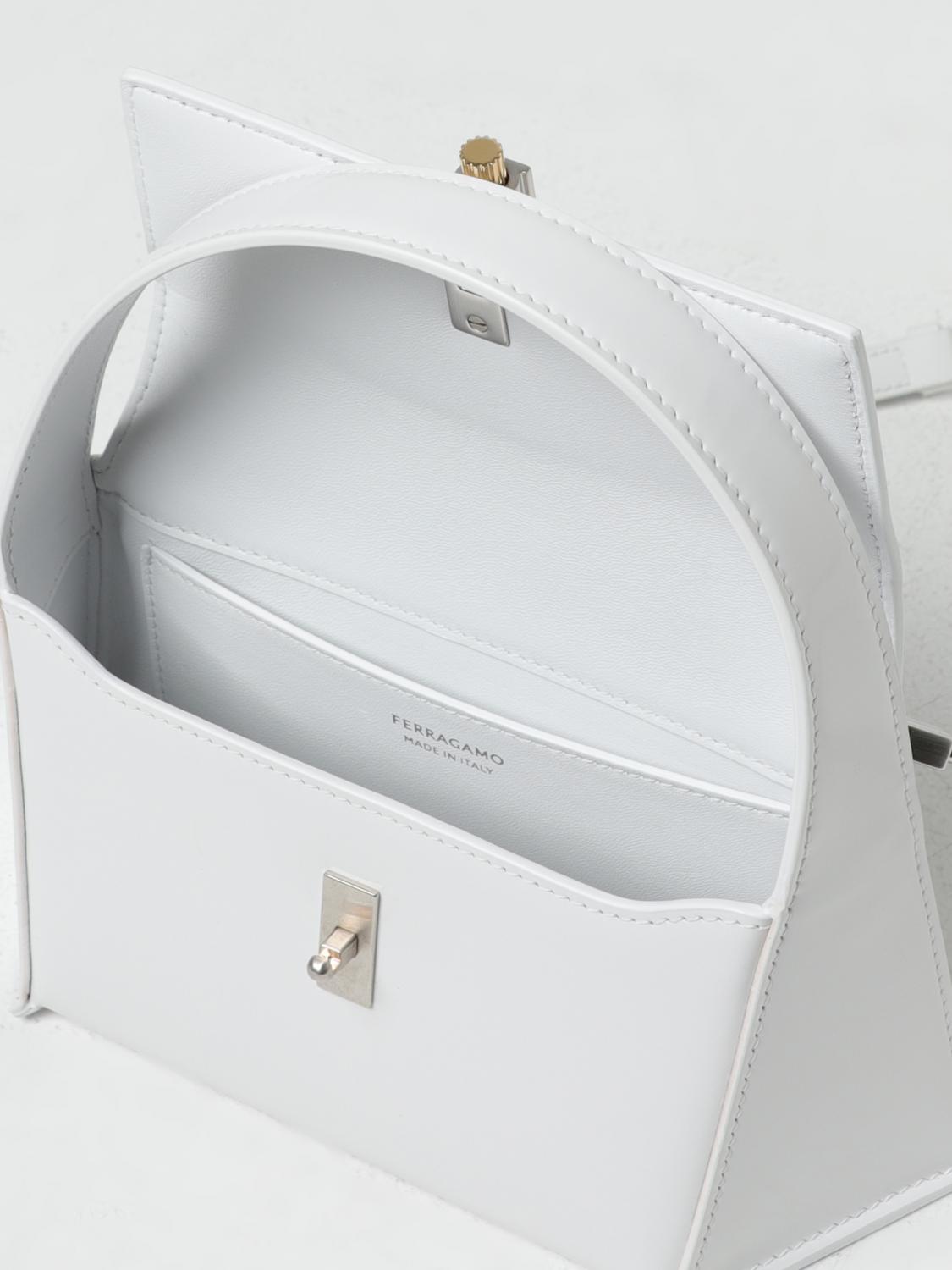 ハンドバッグ FERRAGAMO Woman Handbag White 765477 007 Ferragamo Outlet: Handbag woman - White | Ferragamo handbag