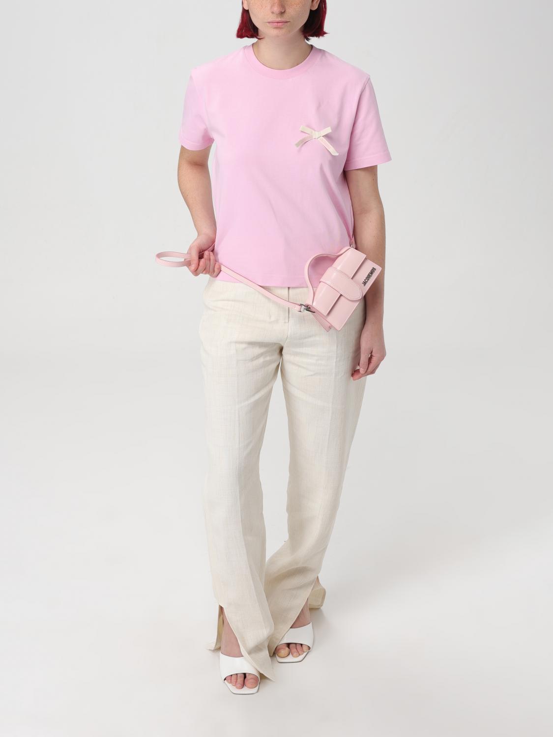 JACQUEMUS MINI BOLSO: Bolso tote mujer Jacquemus, Rosa - Img 2