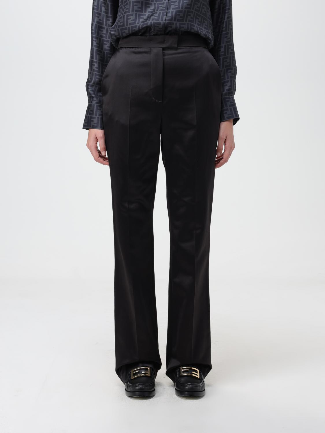 FENDI PANTALONES: Pantalón mujer Fendi, Negro - Img 1