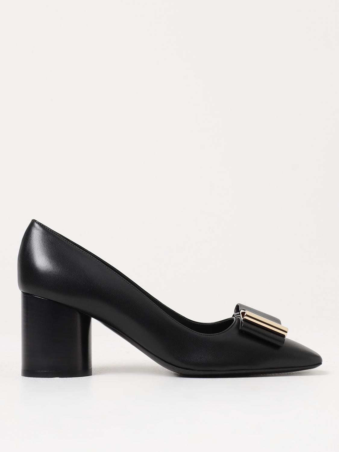 Ferragamo Lena pumps in nappa with bow - Black | 01F619 763168
