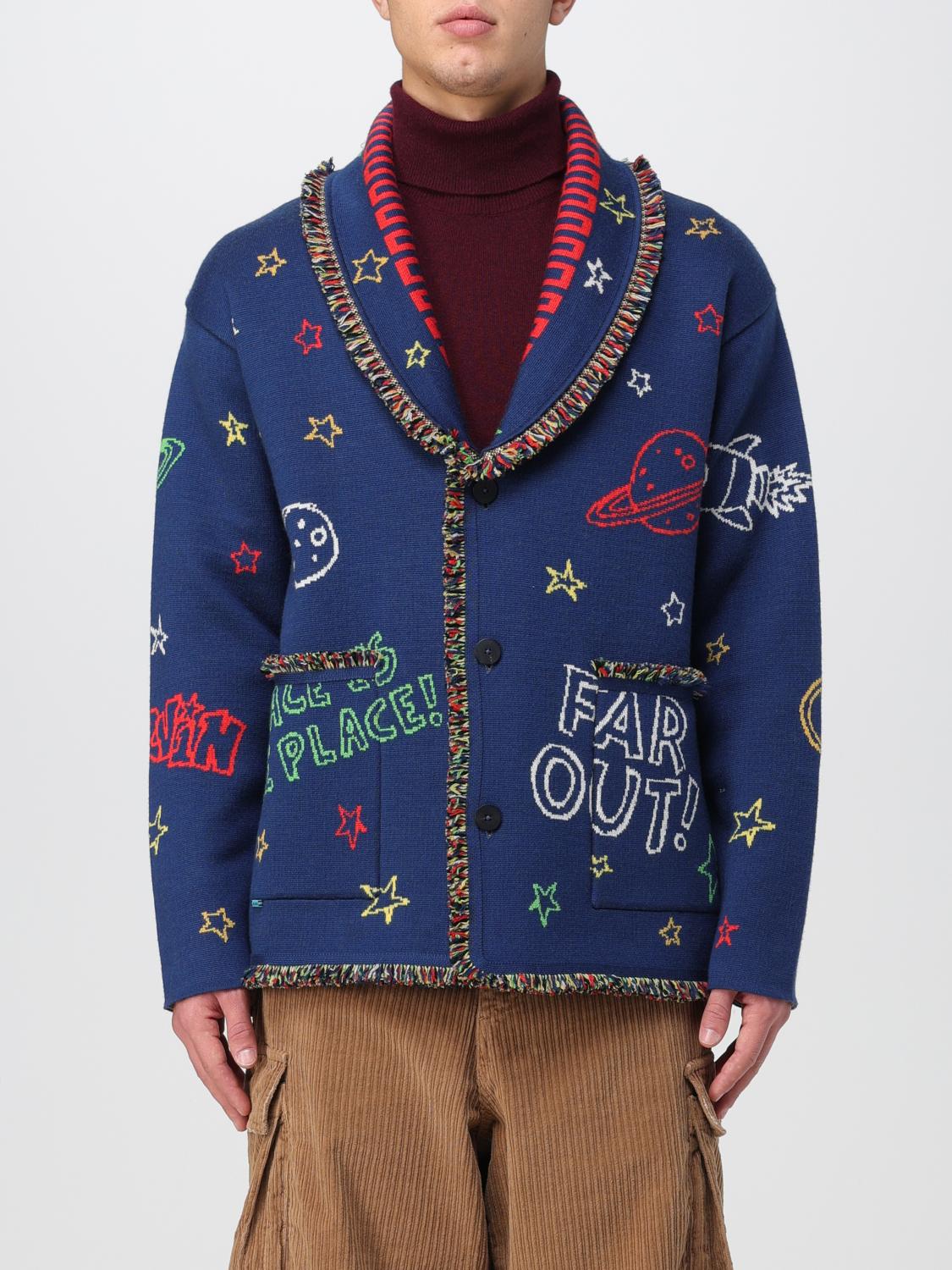 ALANUI CARDIGAN: Pull homme Alanui, Bleu - Img 1